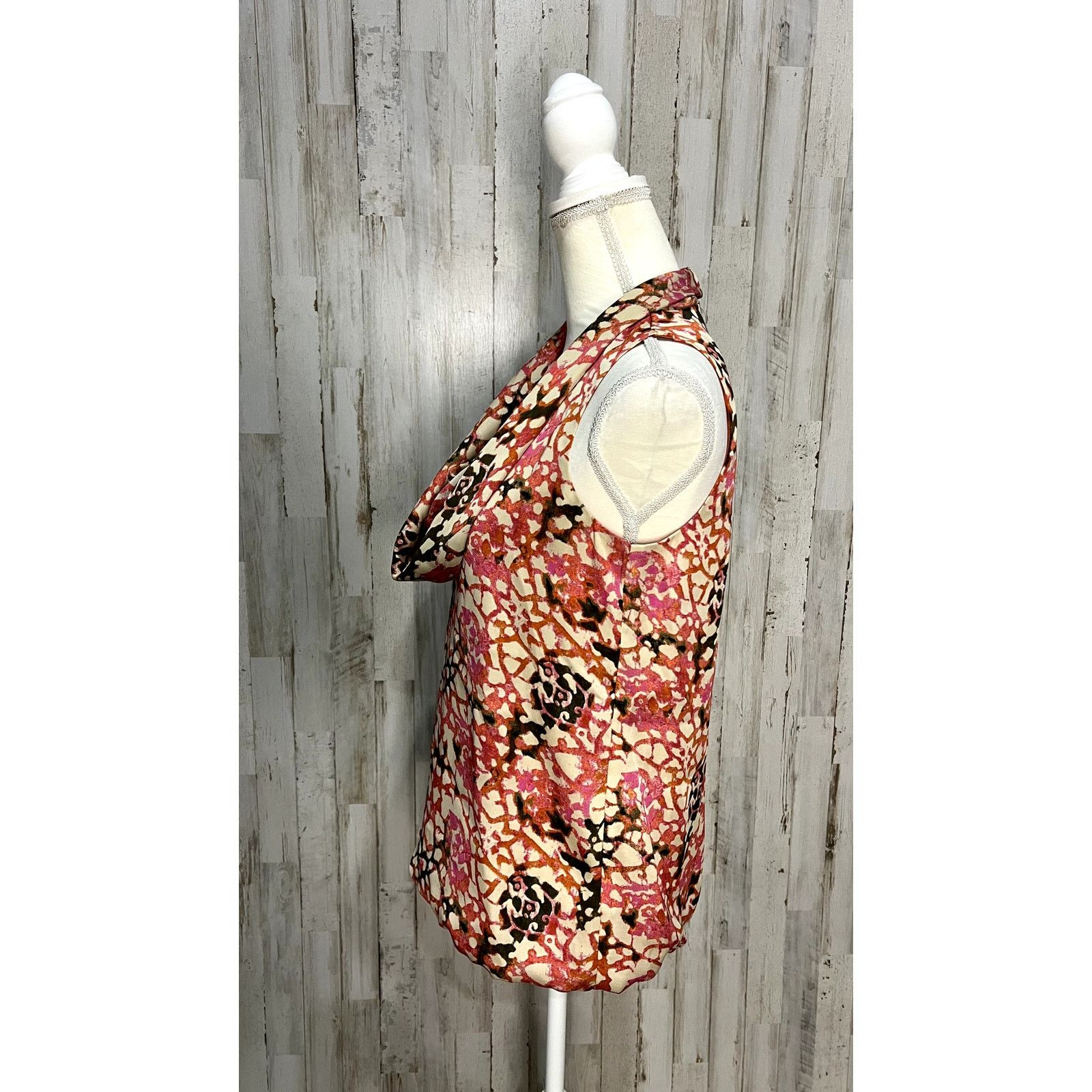 Michael Kors Michael Kors Women's Cowl Neck Floral Blouse Top Size Small Size S / US 4 / IT 40 - 5 Thumbnail