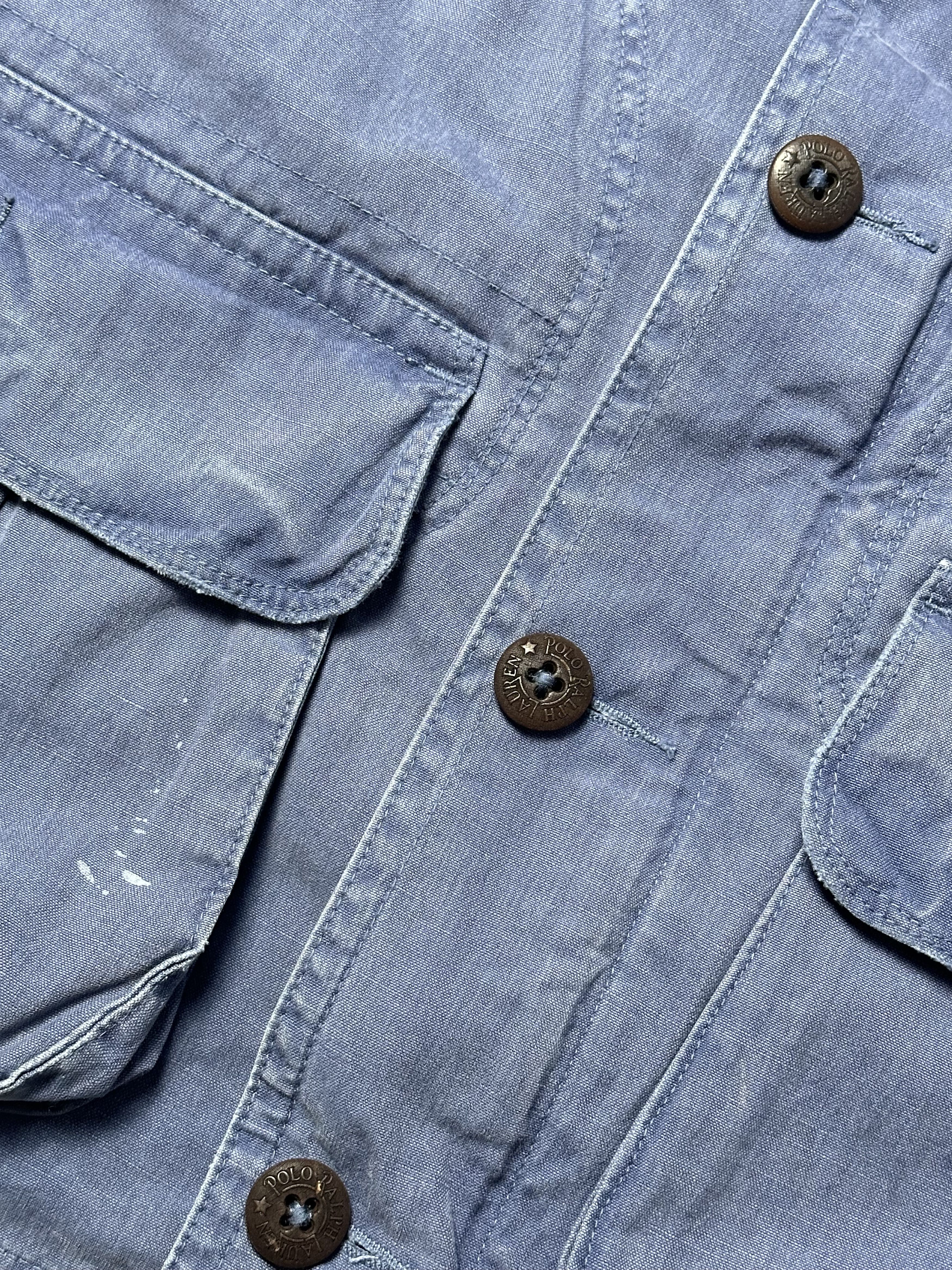 Polo Ralph Lauren × Ralph Lauren × Vintage Vintage polo ralph lauren jacket indigo mohawk RRL Size US L / EU 52-54 / 3 - 8 Thumbnail