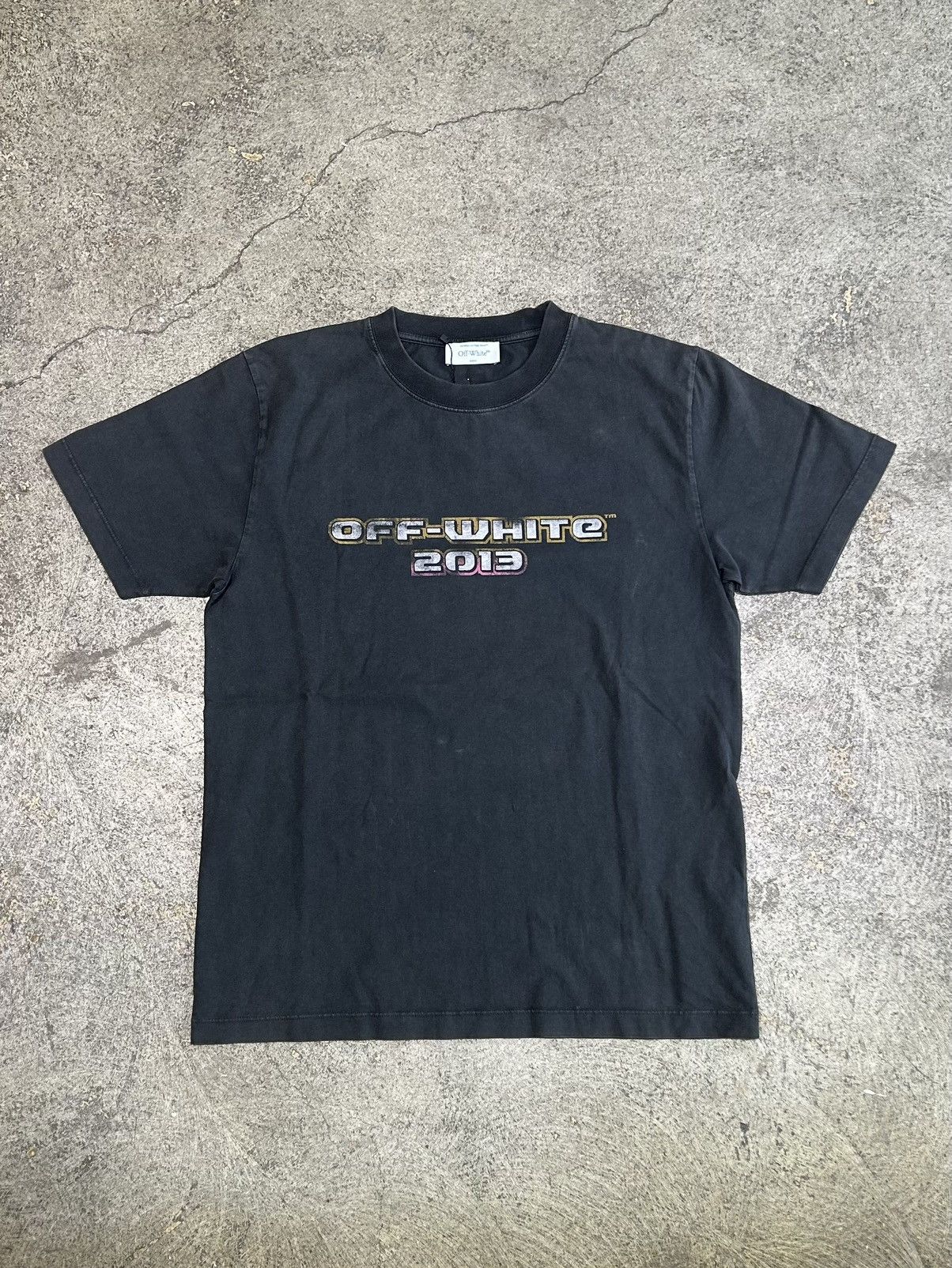 Off-White Off-White Digit Bacchus Crew-Neck Tee Black Size US S / EU 44-46 / 1 - 4 Thumbnail