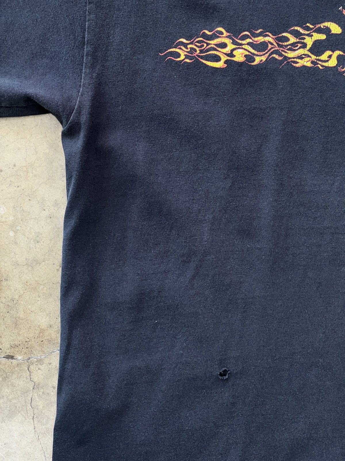 Band Tees Vintage 00s Metallica San Fransico Faded Flame Tee Large Size US L / EU 52-54 / 3 - 6 Thumbnail