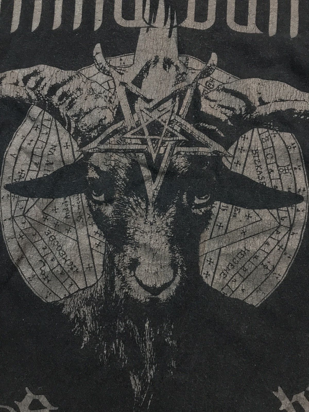Band Tees × Vintage VTG Dimmu Borgir “In Sorte Diaboli” 00s Metal Rock Tee Size US M / EU 48-50 / 2 - 4 Thumbnail