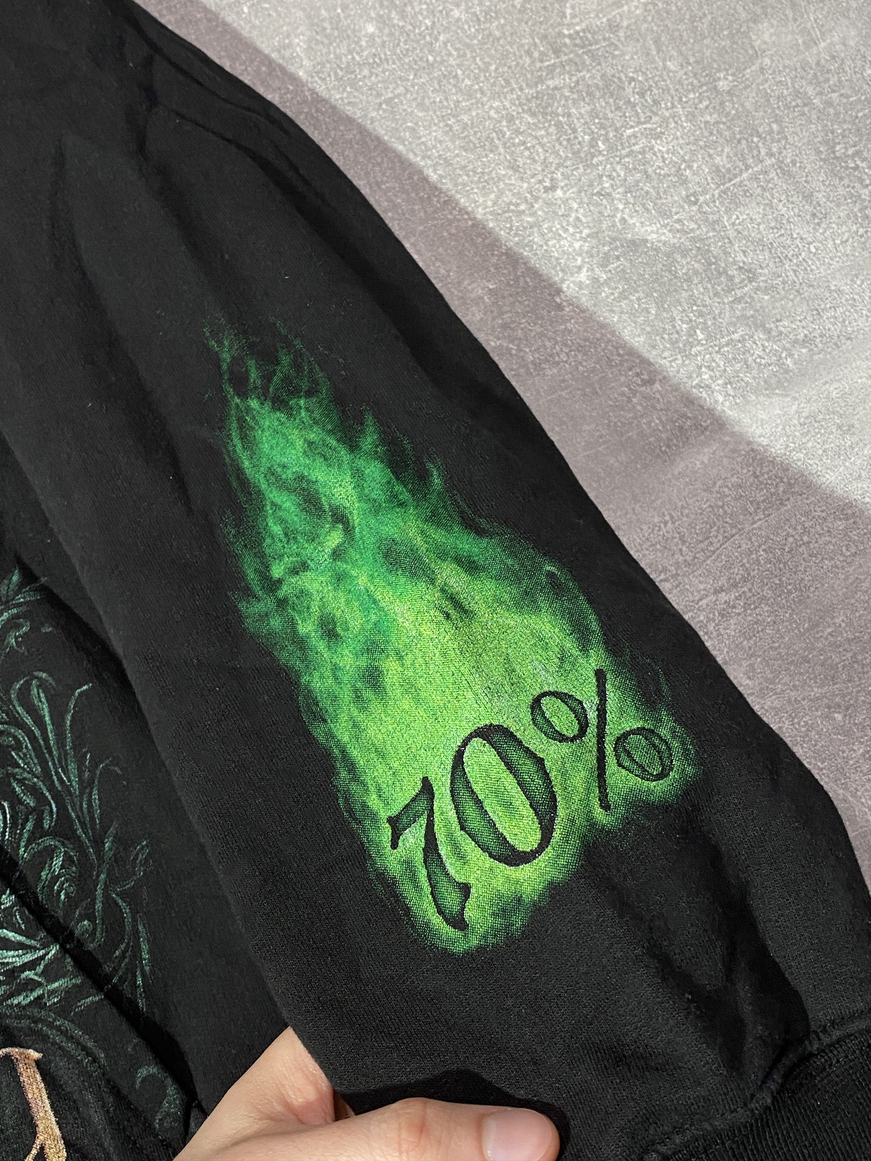 If Six Was Nine Vintage Y2K Absinthe Big Skull Face Hoodie Size US S / EU 44-46 / 1 - 4 Thumbnail