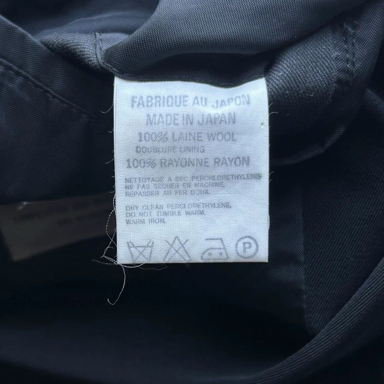 Yohji Yamamoto Yohji Yamamoto size s 98 SS double stitched wool suit 2501- Size 38R - 7 Thumbnail