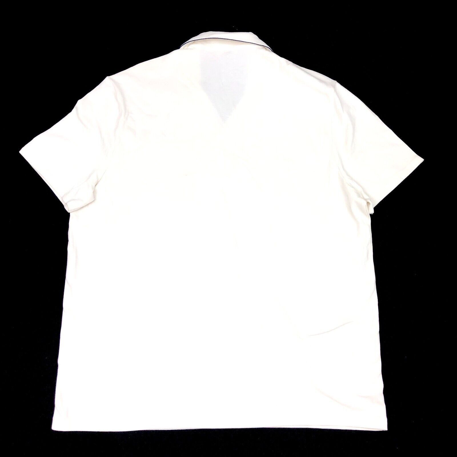 Express NWT Express Mens Polo White Cream black Trim Shirt Large L Size US L / EU 52-54 / 3 - 5 Thumbnail