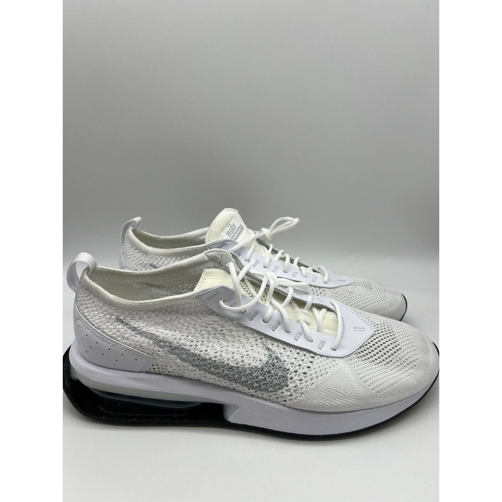 Nike Air Max Flyknit Racer NN Pure Platinum White Mens Sz 12