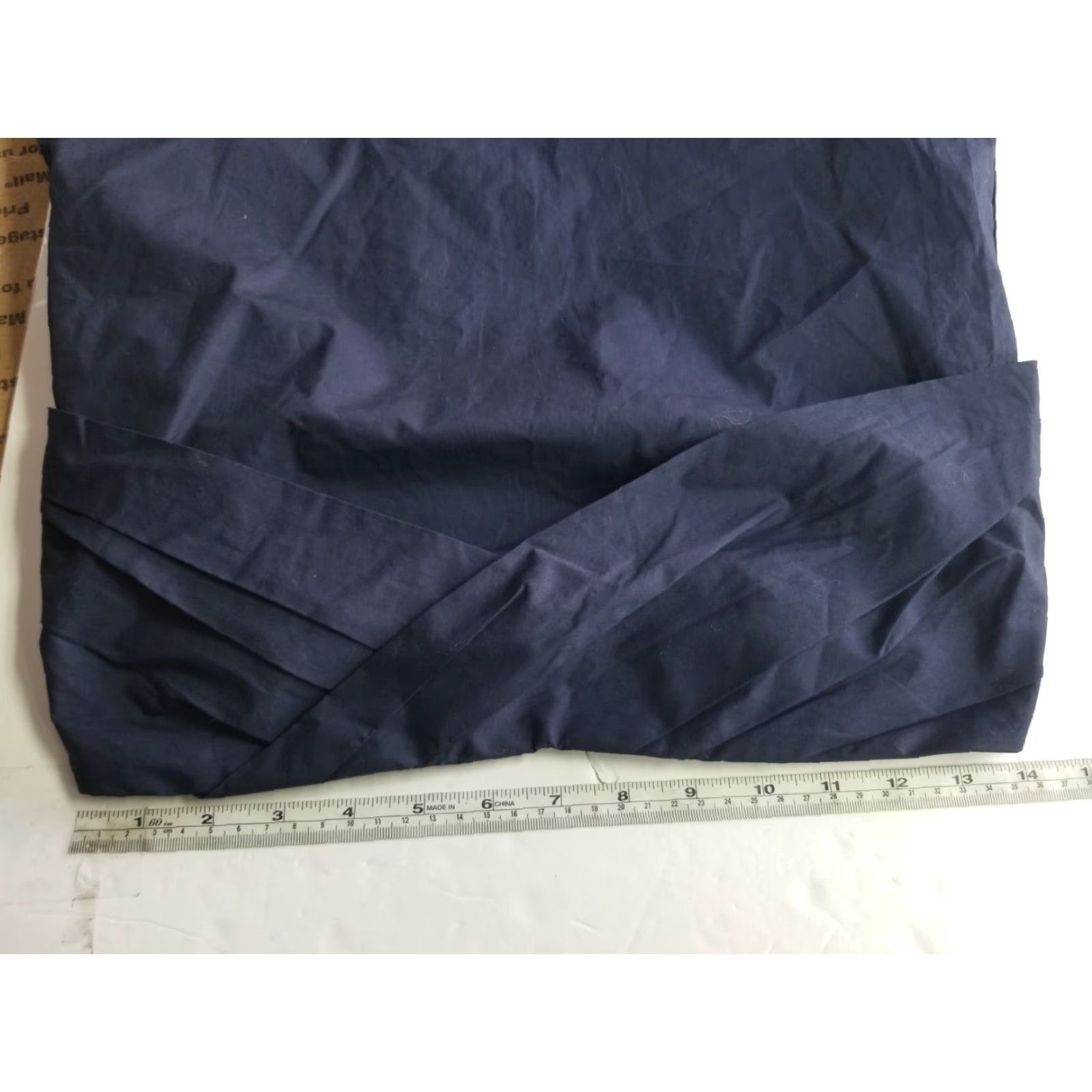 J.Crew J.CREW Womens Tub e Top Navy Blue Paper Rear Zipper Cotton Size 2 Size XS / US 0-2 / IT 36-38 - 3 Thumbnail