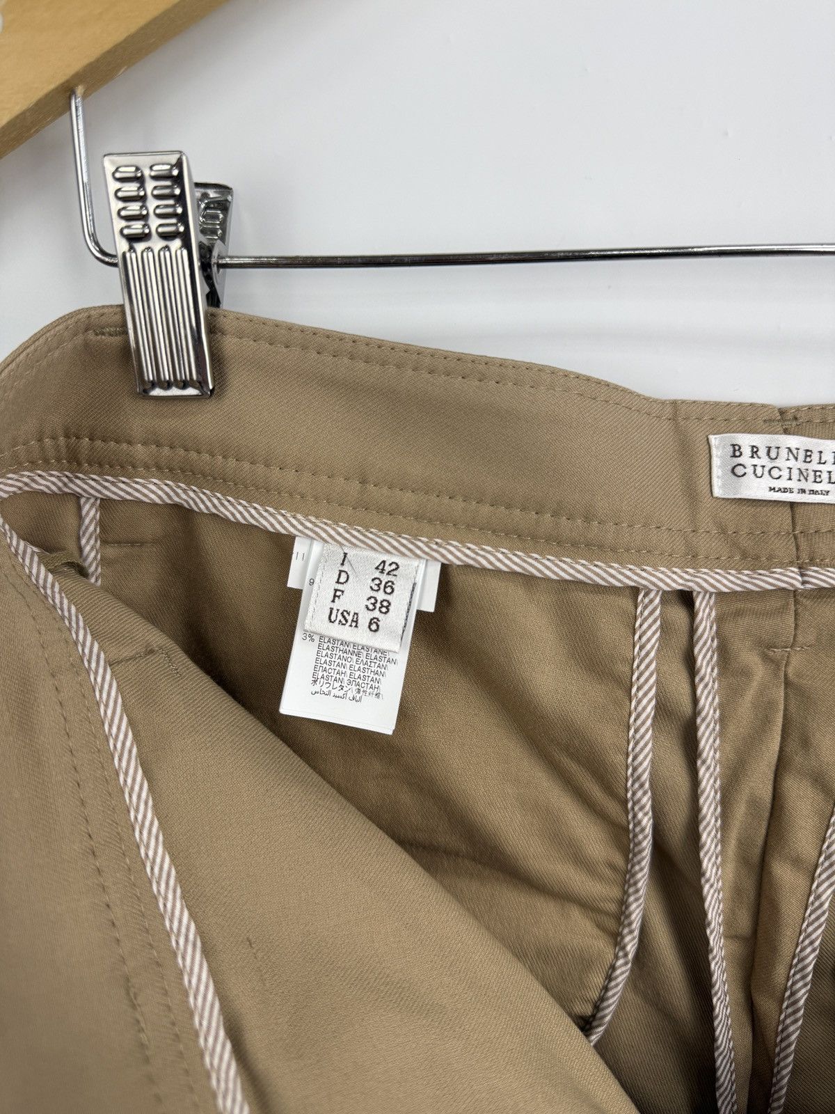 Brunello Cucinelli 🇮🇹 Brunello Cucinelli Classic Slim-Fit Women’s Pants Rare Size 28" / US 6 / IT 42 - 14 Thumbnail