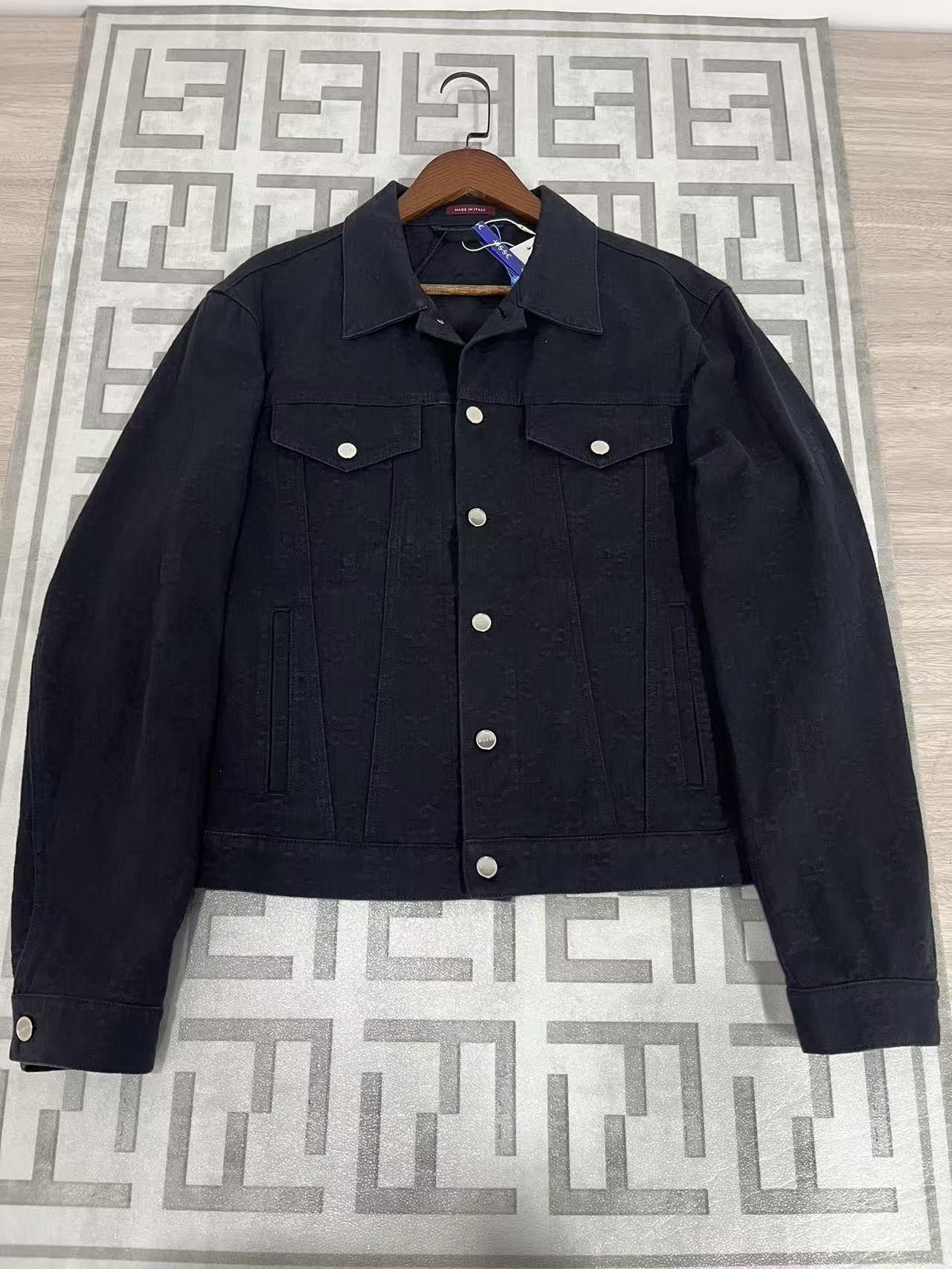 Gucci Gucci GG Jacquard Denim Jacket Size M Size US M / EU 48-50 / 2 - 1 Thumbnail