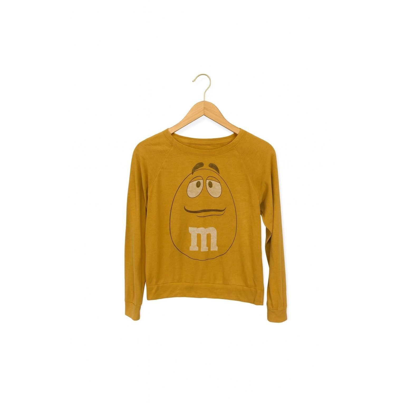 Other M&M’s Women’s Small Yellow Long Sleeve Graphic Tee | Charact Size S / US 4 / IT 40 - 3 Thumbnail