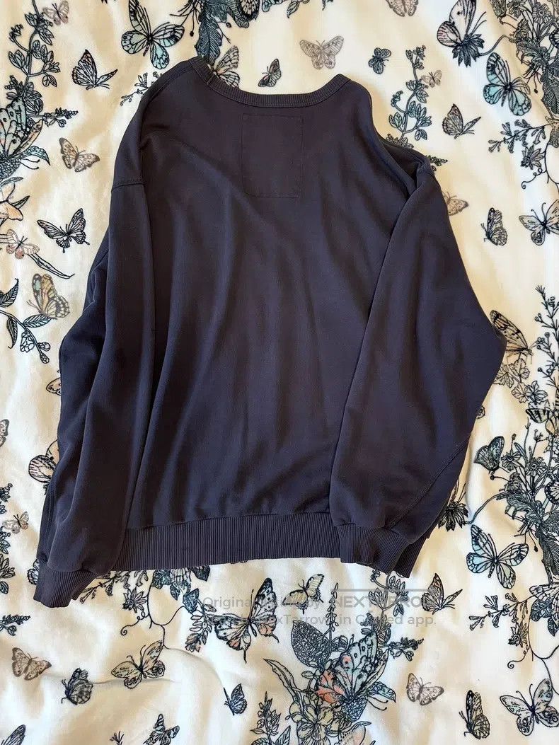 Dries Van Noten Dries Van Noten Palm Print Sweatshirt (Navy Blue) Size US L / EU 52-54 / 3 - 2 Thumbnail