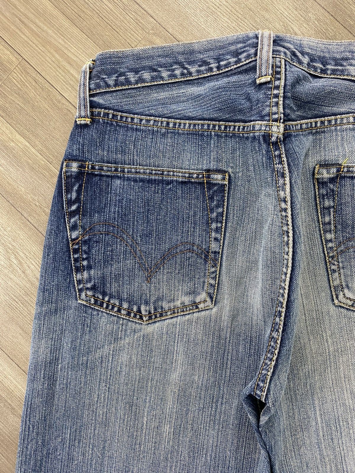 Studio D'Artisan Vintage Studio D’Artisan DP-283 Selvedge Denim Faded Jeans Size US 30 / EU 46 - 12 Thumbnail