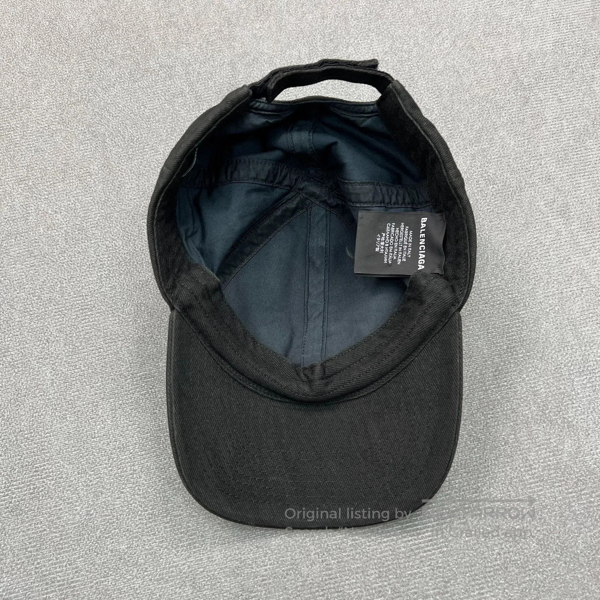 Balenciaga Balenciaga CREW Embroidered Logo Cap. Size ONE SIZE - 4 Thumbnail