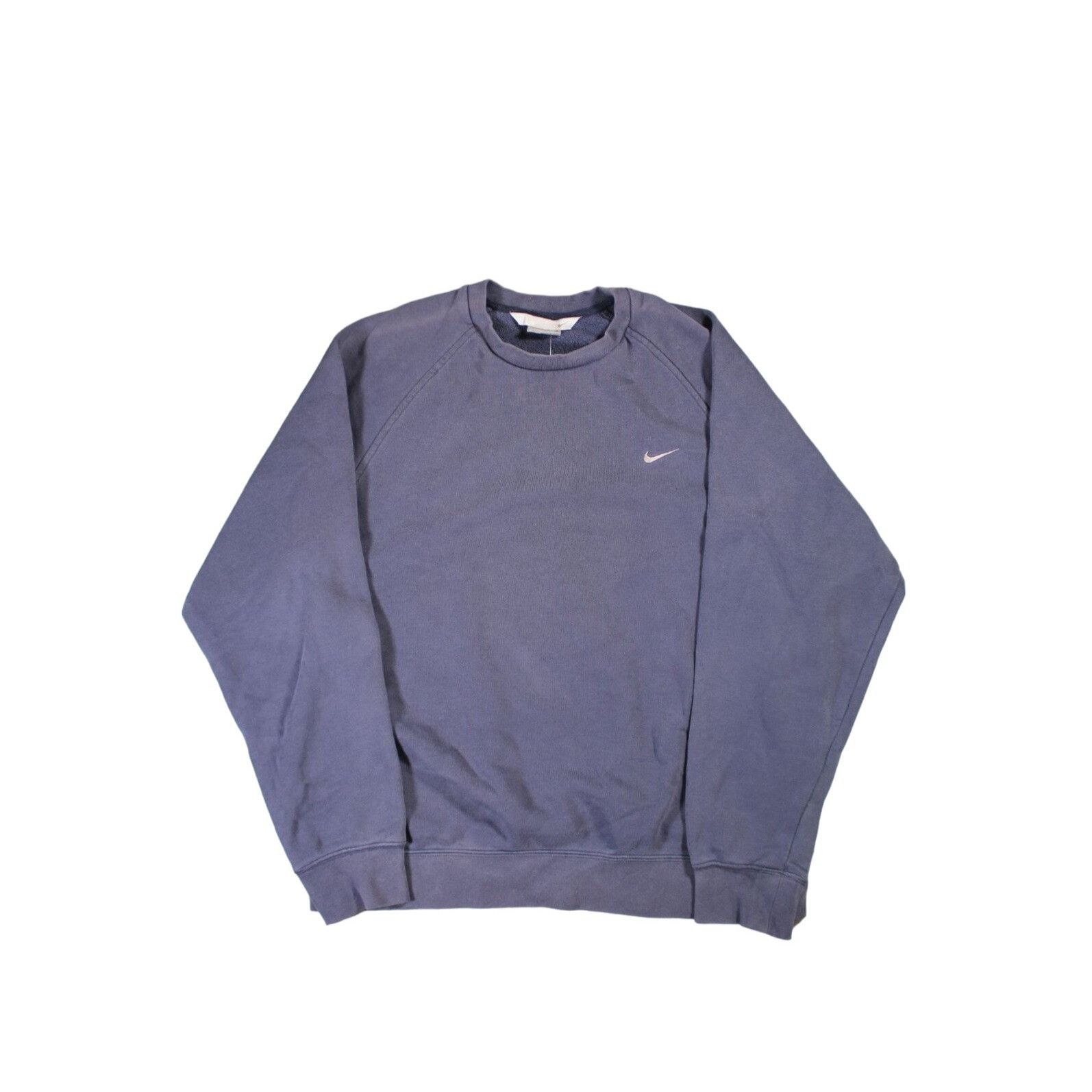 Nike 00s Embroidered Logo Sweater Blau S 197