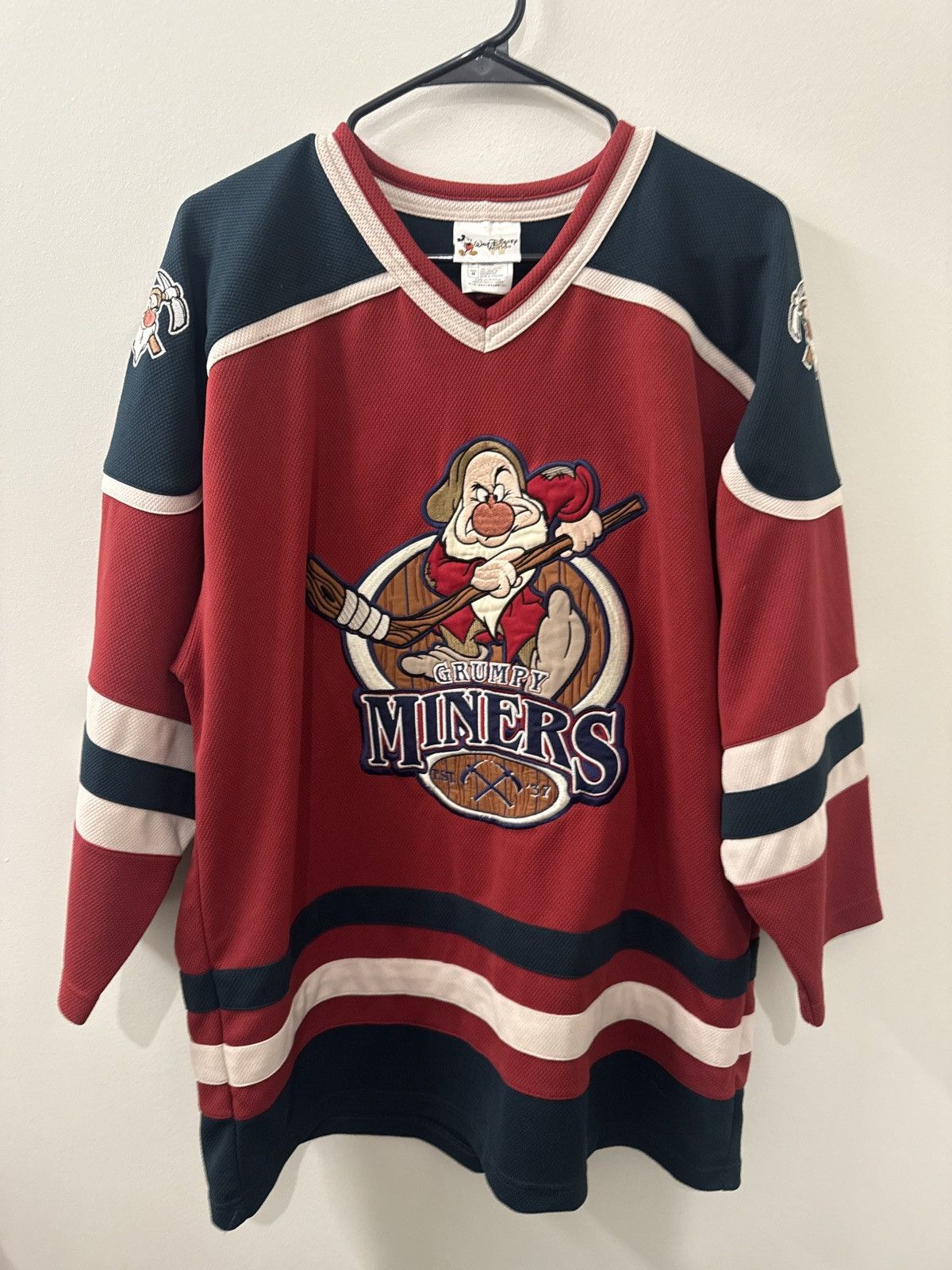 Disney Disney Grumpy Miners Hockey Jersey Size US M / EU 48-50 / 2 - 1 Thumbnail