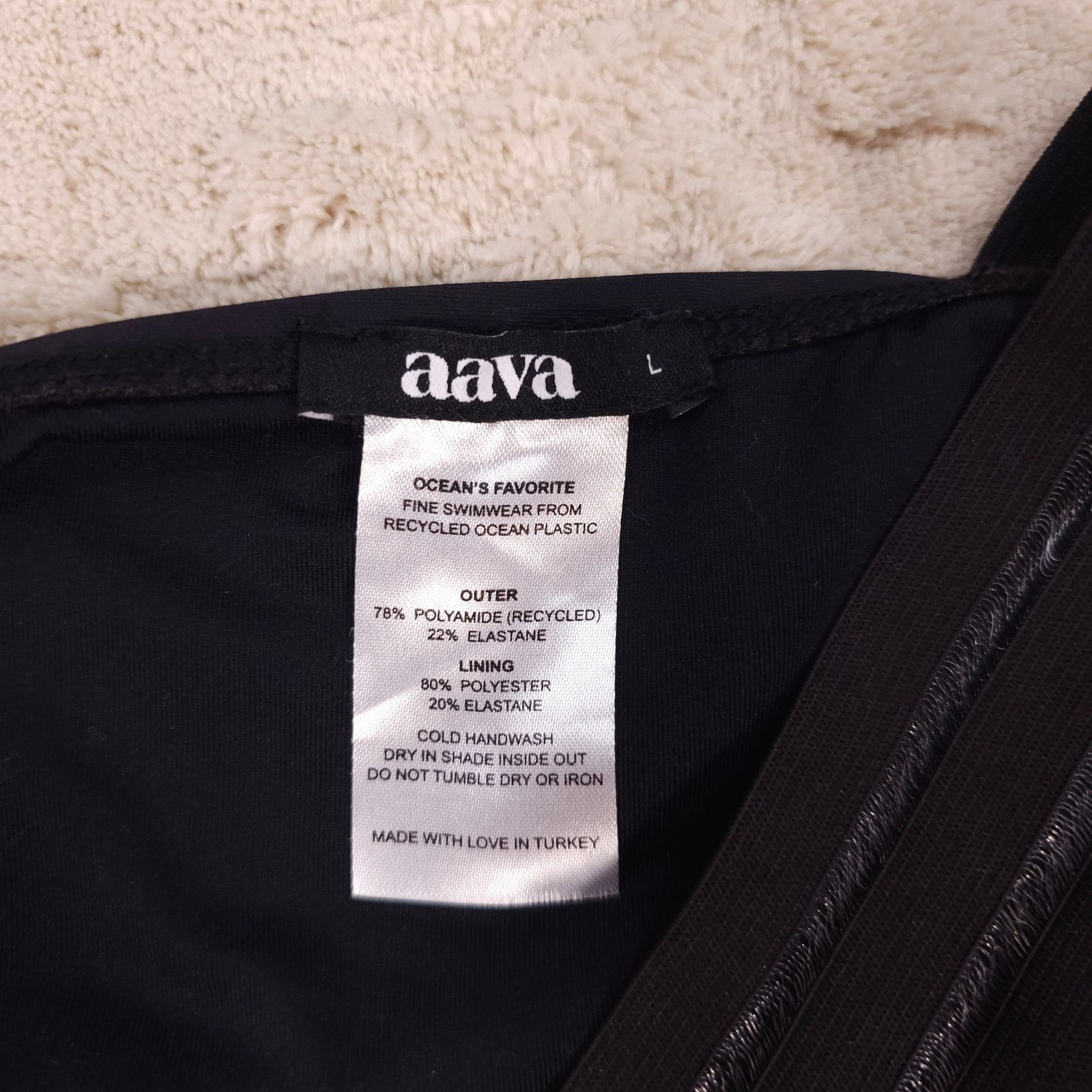 Other Aava Imogen Crossover Swimsuit Black Sz Large Size ONE SIZE - 7 Thumbnail