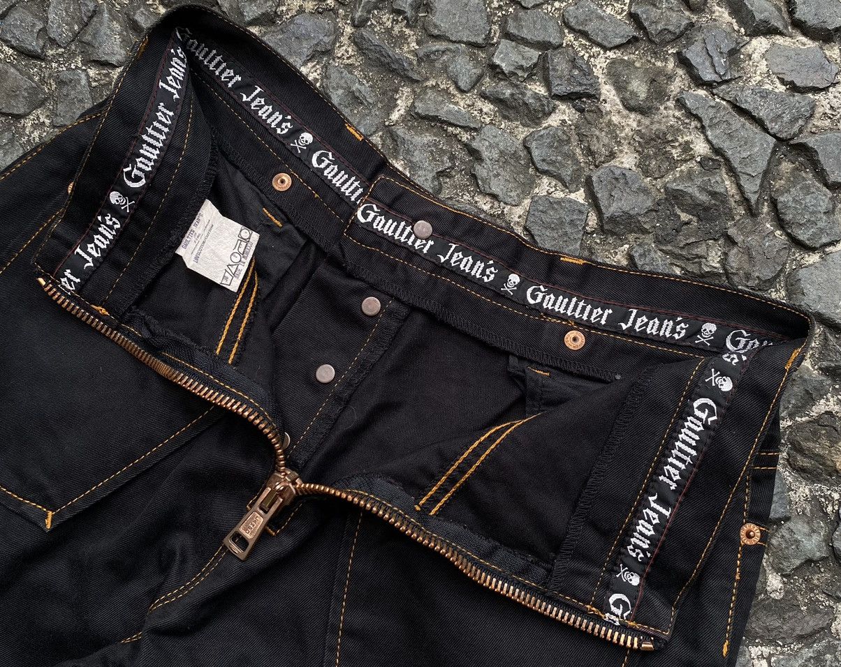 Jean Paul Gaultier JPG - Archival Back Zip Plated Logo Pant Size 26" / US 2 / IT 38 - 9 Thumbnail