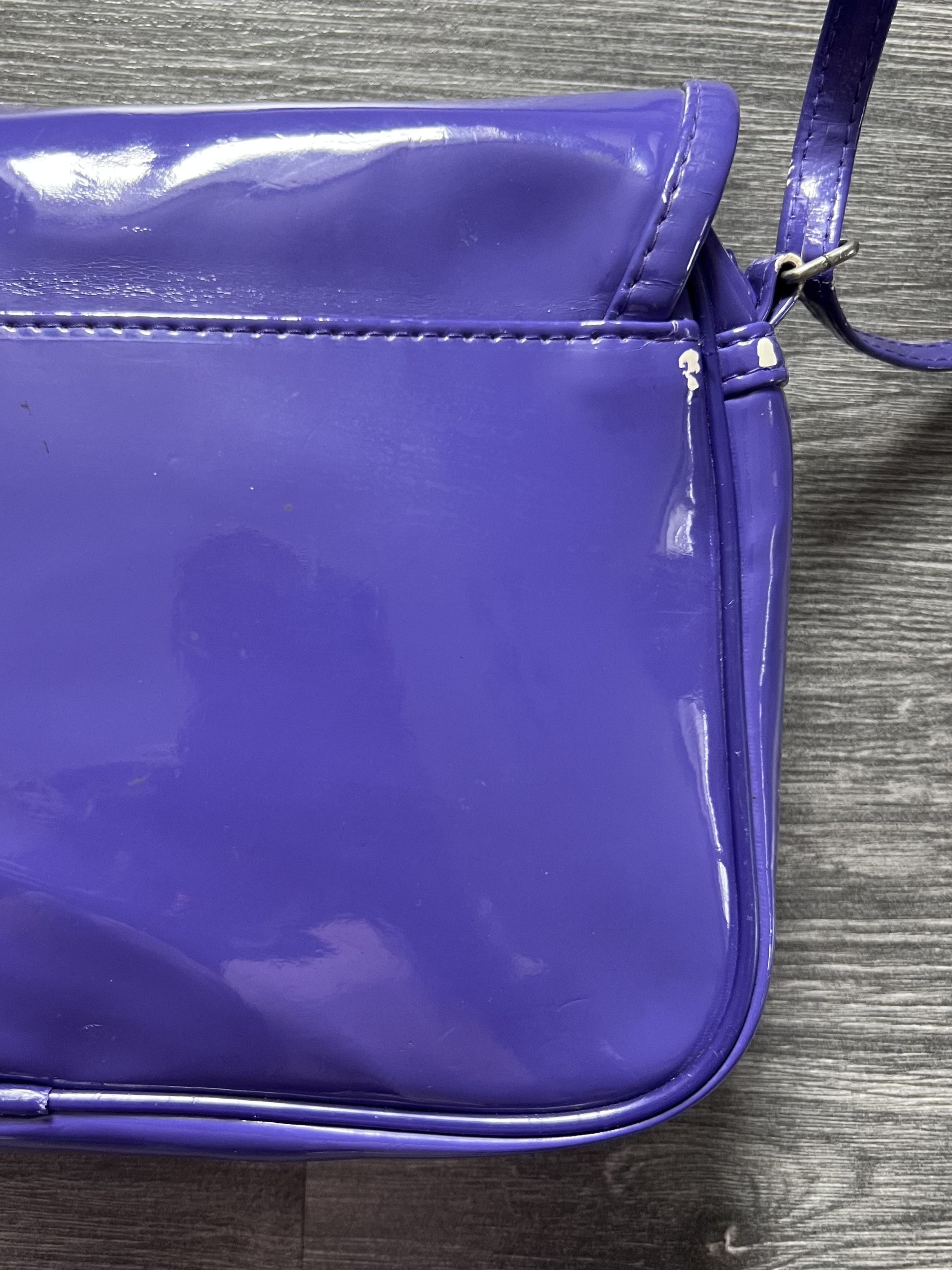 Adidas Adidas Originals Patent Purple Shoulder Bag Size ONE SIZE - 15 Thumbnail