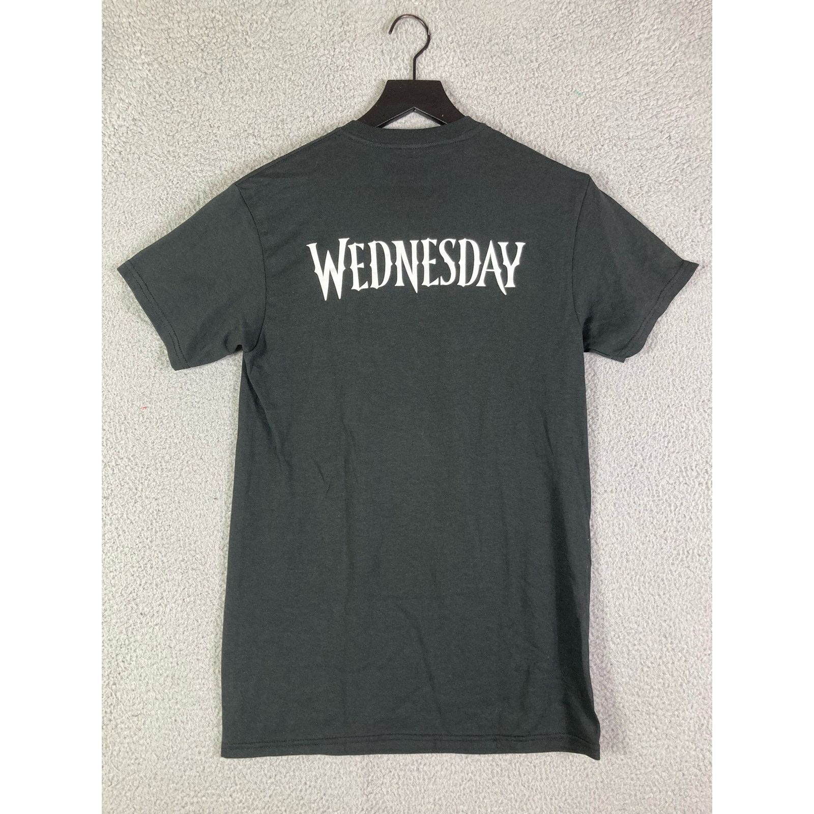Other Wednesday Addams Netflix T-Shirt Adult Small Black TV Show Size S / US 4 / IT 40 - 9 Thumbnail