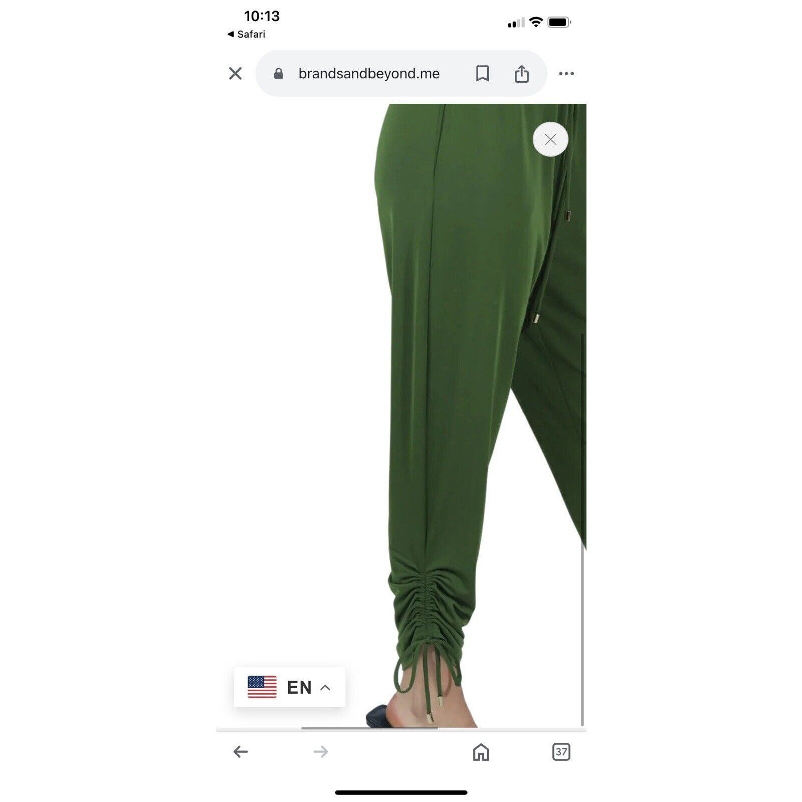 I.N.C Inc Women's Halter Tie-neck Jumpsuit | Green Size L | $99 Size 32" / US 10 / IT 46 - 6 Thumbnail