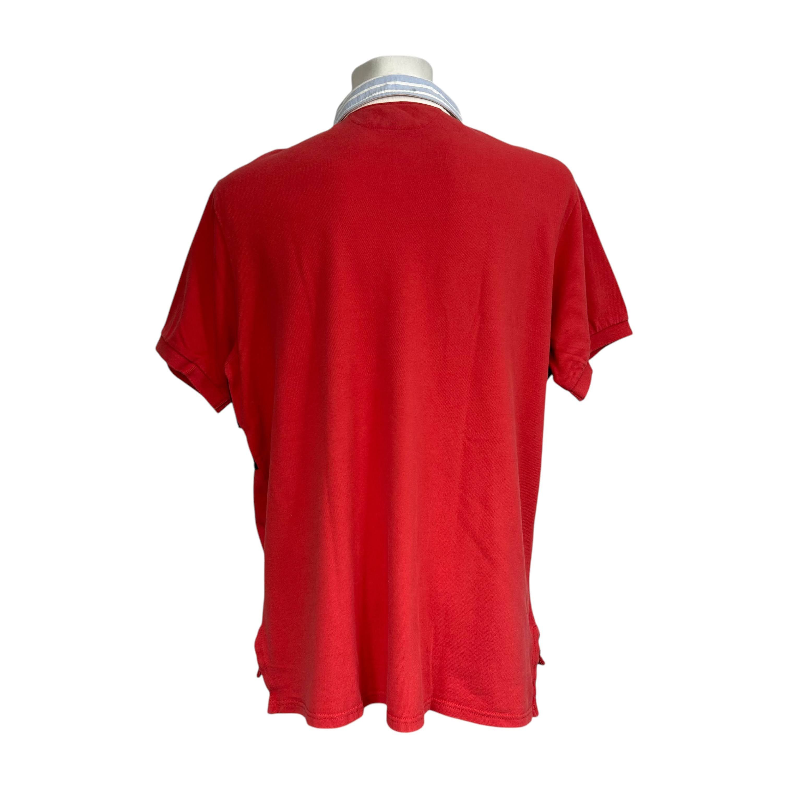 Polo Ralph Lauren Ralph Lauren RLPC Yacht Club Red Short Sleeve Rugby Polo XXL Size US XXL / EU 58 / 5 - 2 Thumbnail