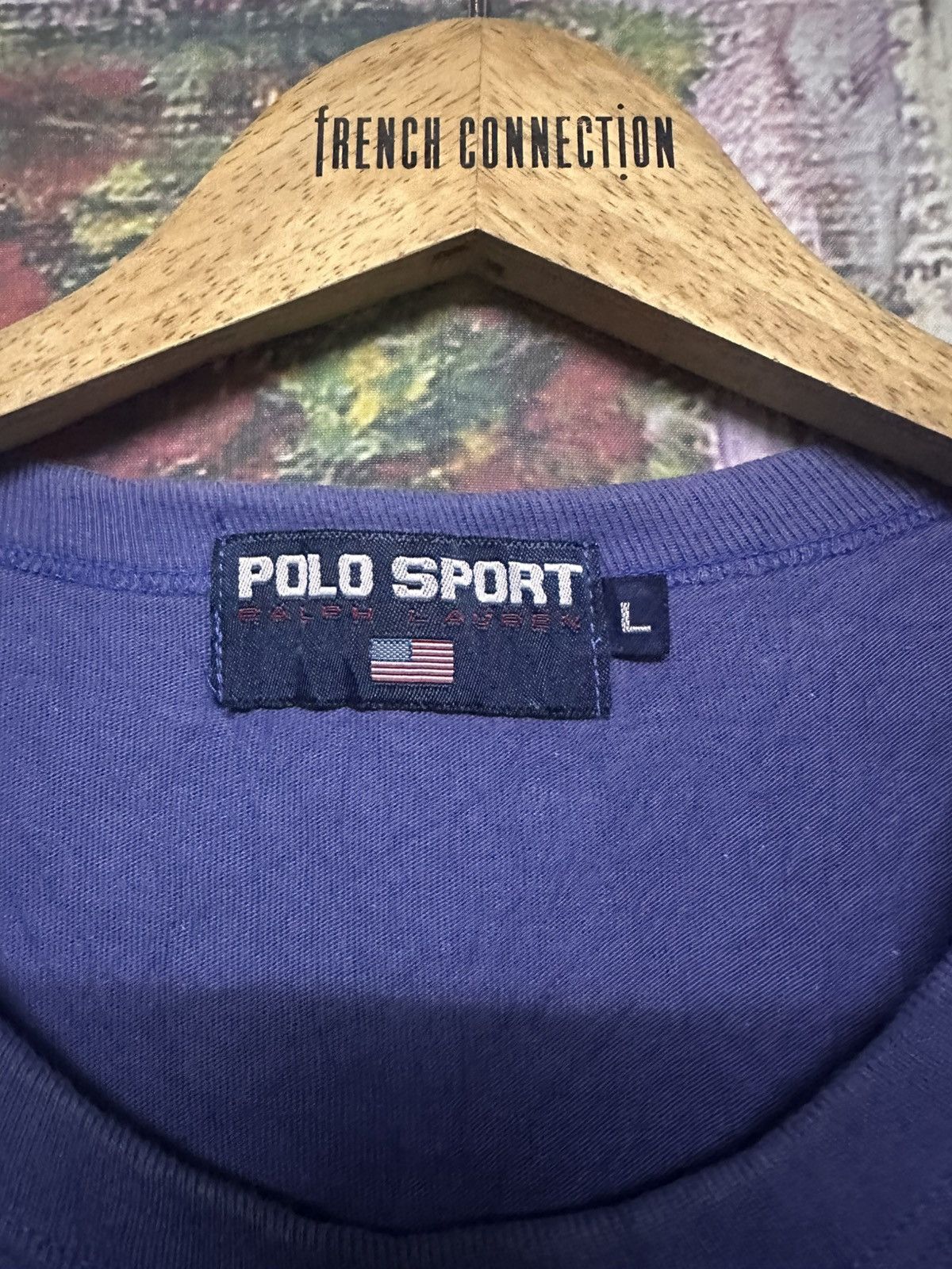 Polo Ralph Lauren Vintage Polo Sport Tee Size US L / EU 52-54 / 3 - 7 Thumbnail
