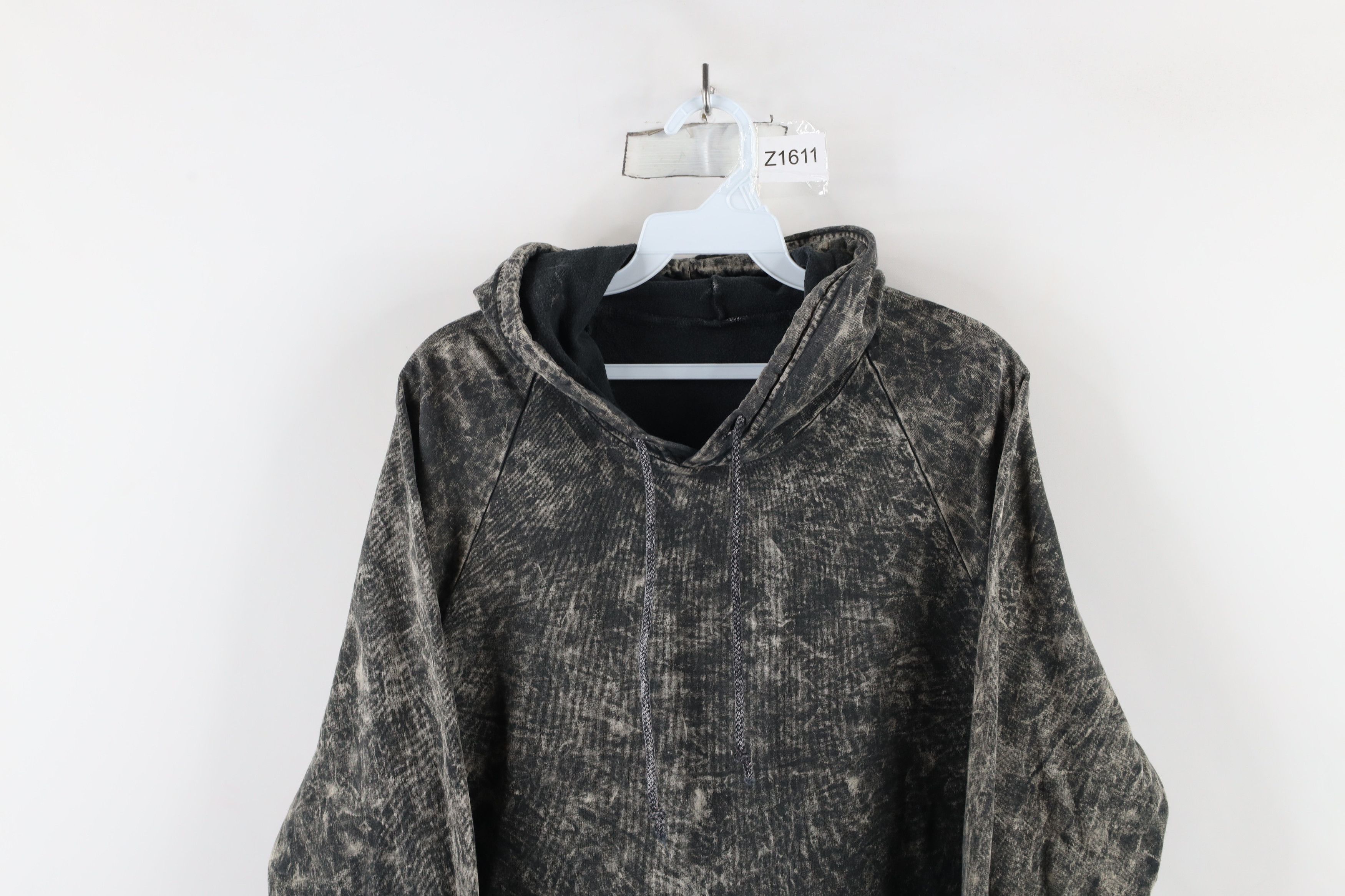 Vintage Vintage 90s Y2K Streetwear Blank Acid Wash Hoodie Sweatshirt Size US S / EU 44-46 / 1 - 2 Thumbnail