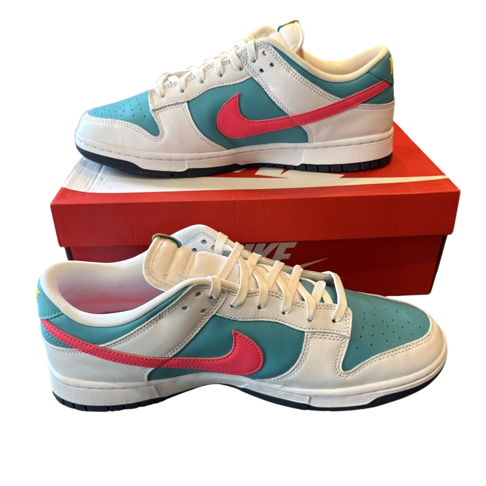 Nike Nike Dunk Retro Shoes Low Top Dusty Cactus Thunder Blue NEW Size US 13 / EU 46 - 3 Thumbnail