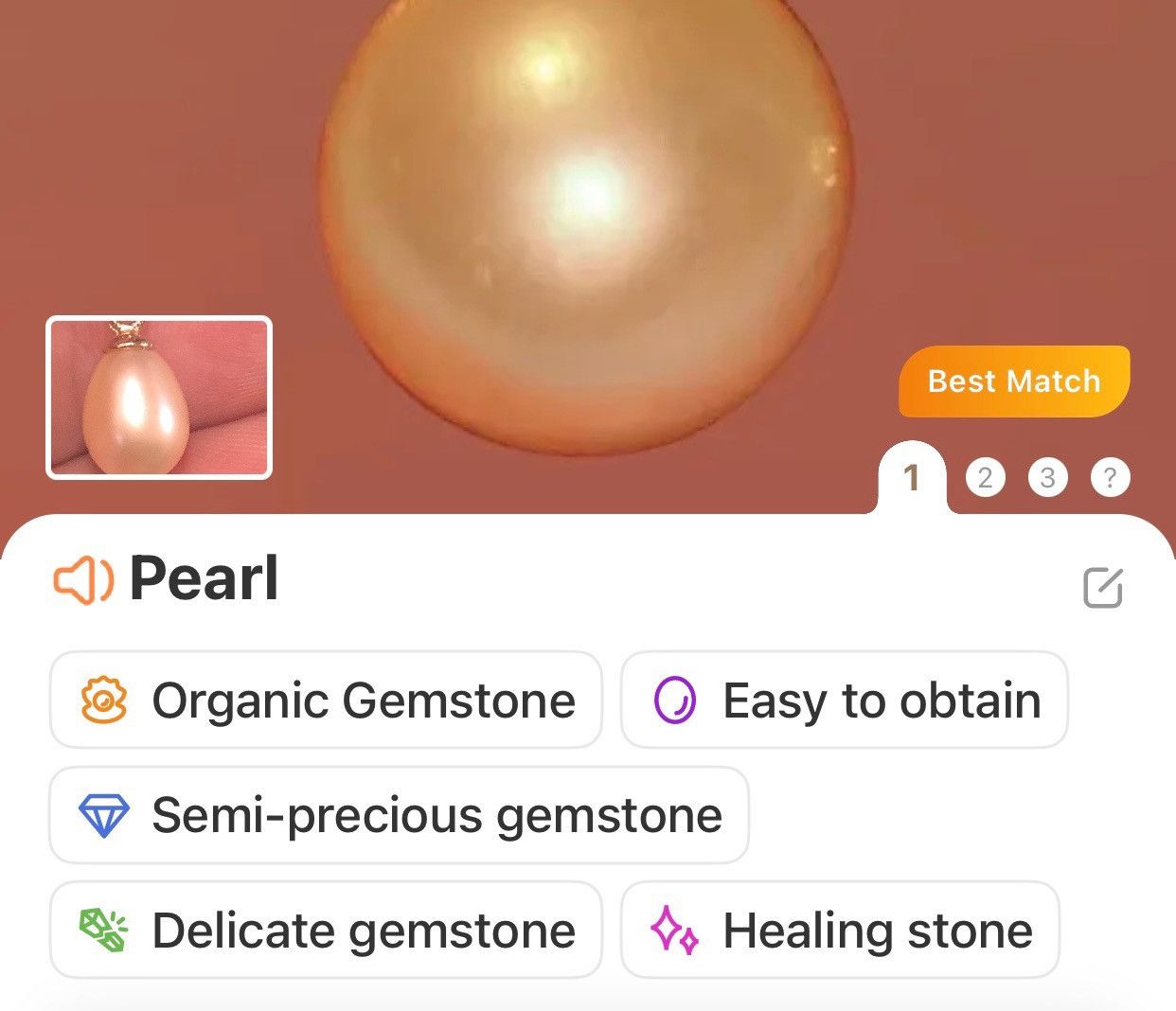Handmade Handcrafted genuine fresh water pearl pendant necklace Size ONE SIZE - 9 Thumbnail