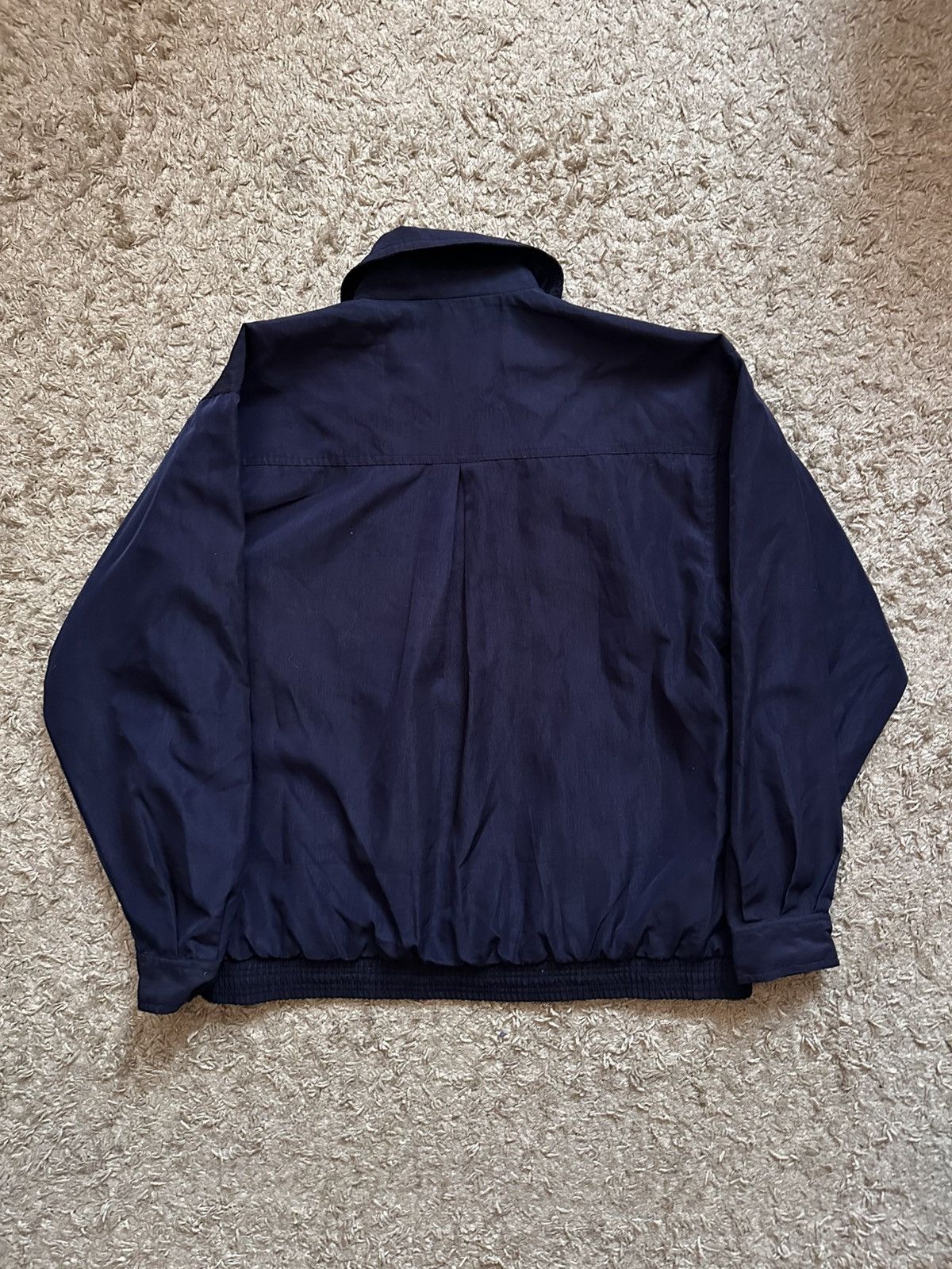 Vintage Vintage Mediterraneo Navy Blue Bomber Jacket Size L Size US L / EU 52-54 / 3 - 6 Thumbnail