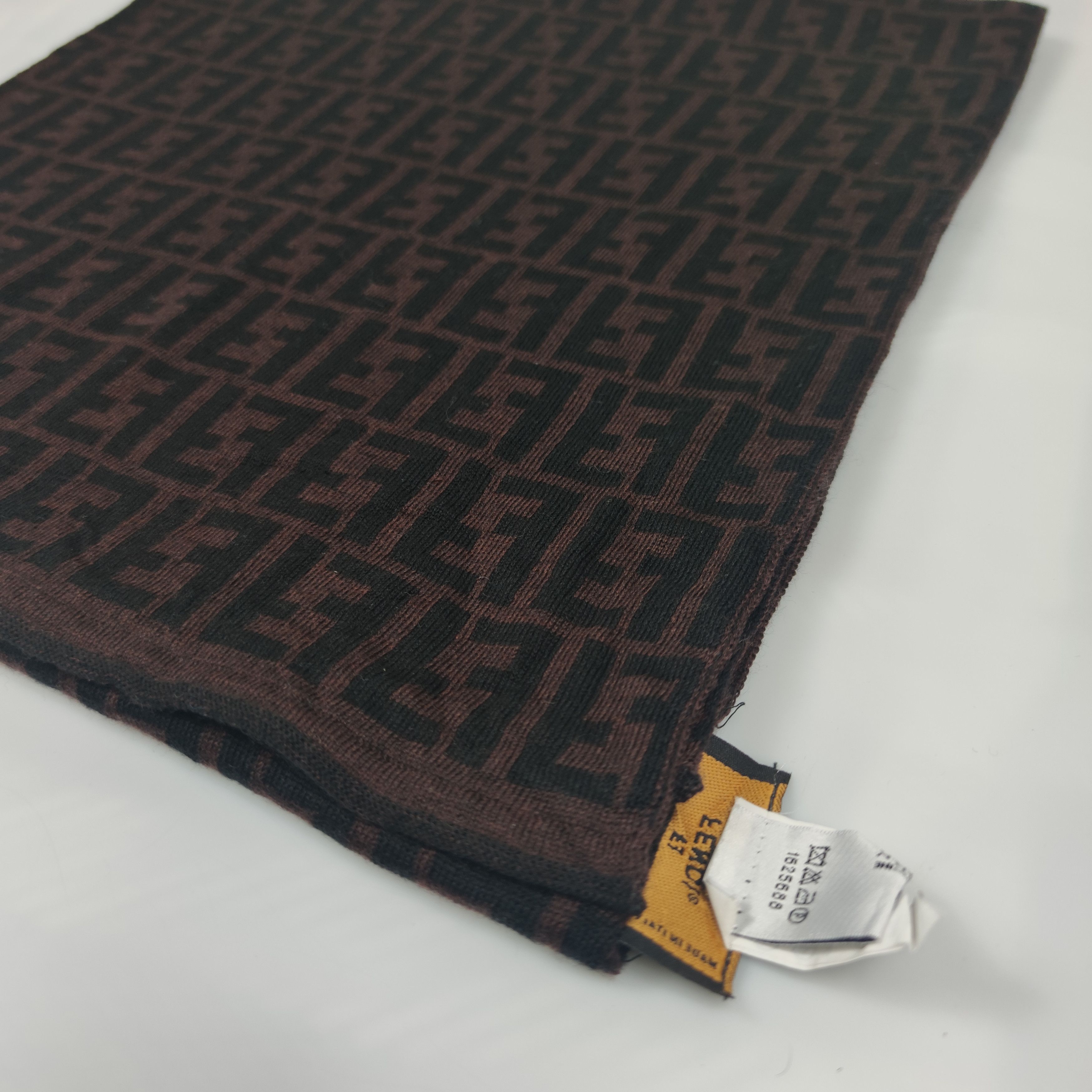 Fendi Monogram Scarf/Muffler/Wool S486