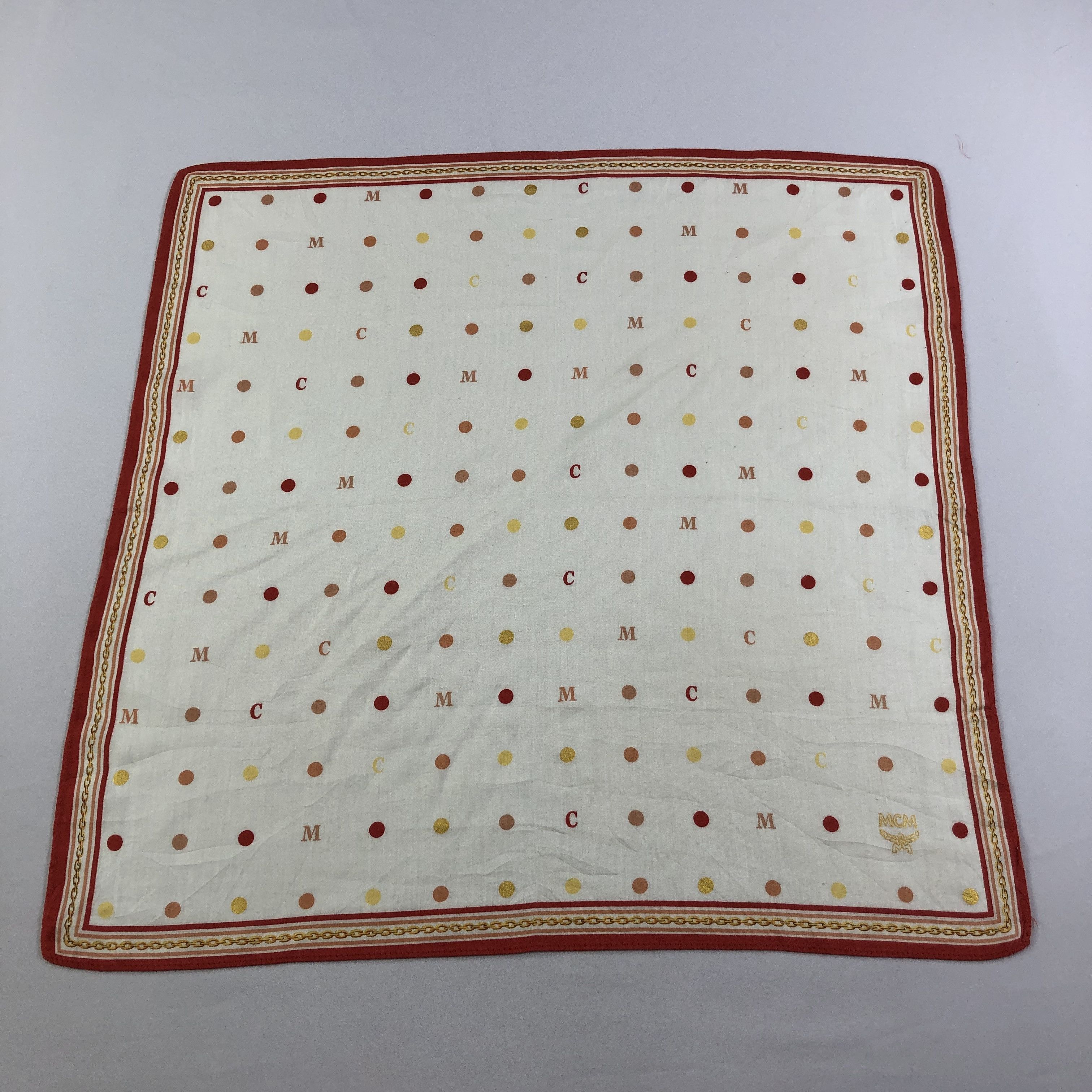 MCM × Vintage MCM Handkerchief Neckerchief Bandana H2027 Size ONE SIZE - 1 Thumbnail