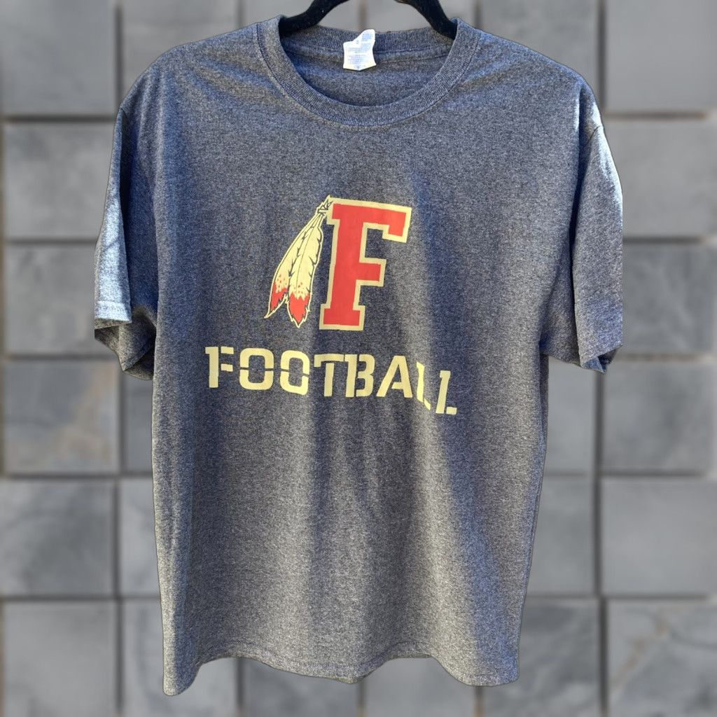 Port & Company FSU Football Logo T-Shirt Gray Men’s M Crew Cotton Blend NCAA ACC Port & Company Shirt Short Sleeve Embroidered Seminoles 80s 90s Sports Size US M / EU 48-50 / 2 - 1 Thumbnail