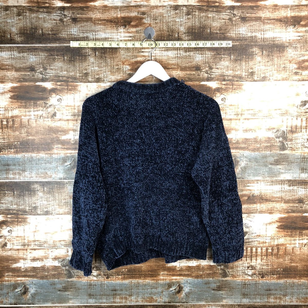 Homespun Knitwear × Japanese Brand As De Deve Dark Blue Knitwear #A1501 Size L / US 10 / IT 46 - 12 Thumbnail