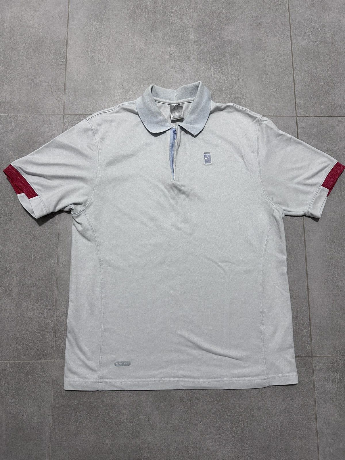 Nike × Vintage Nike Polo Dri Fit Court Shirt Vintage 90 Size S Size US S / EU 44-46 / 1 - 1 Thumbnail