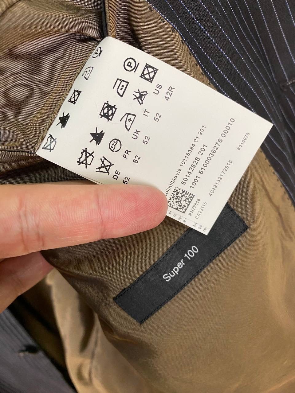 Hugo Boss Hugo Boss luxury classic suit size US 42 Size 42R - 15 Thumbnail