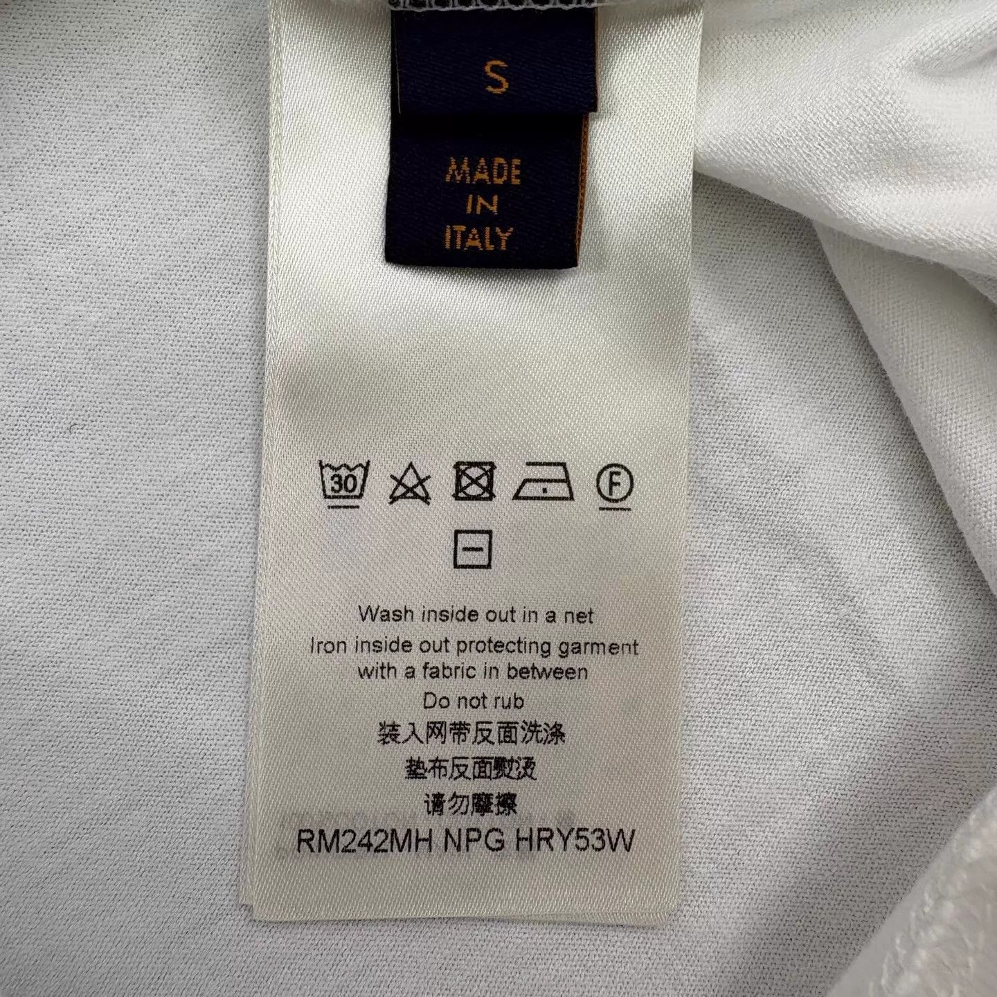 Louis Vuitton LV America's Cup Tee S 100% Cotton Colorful Logo F/B IT Size US S / EU 44-46 / 1 - 6 Thumbnail