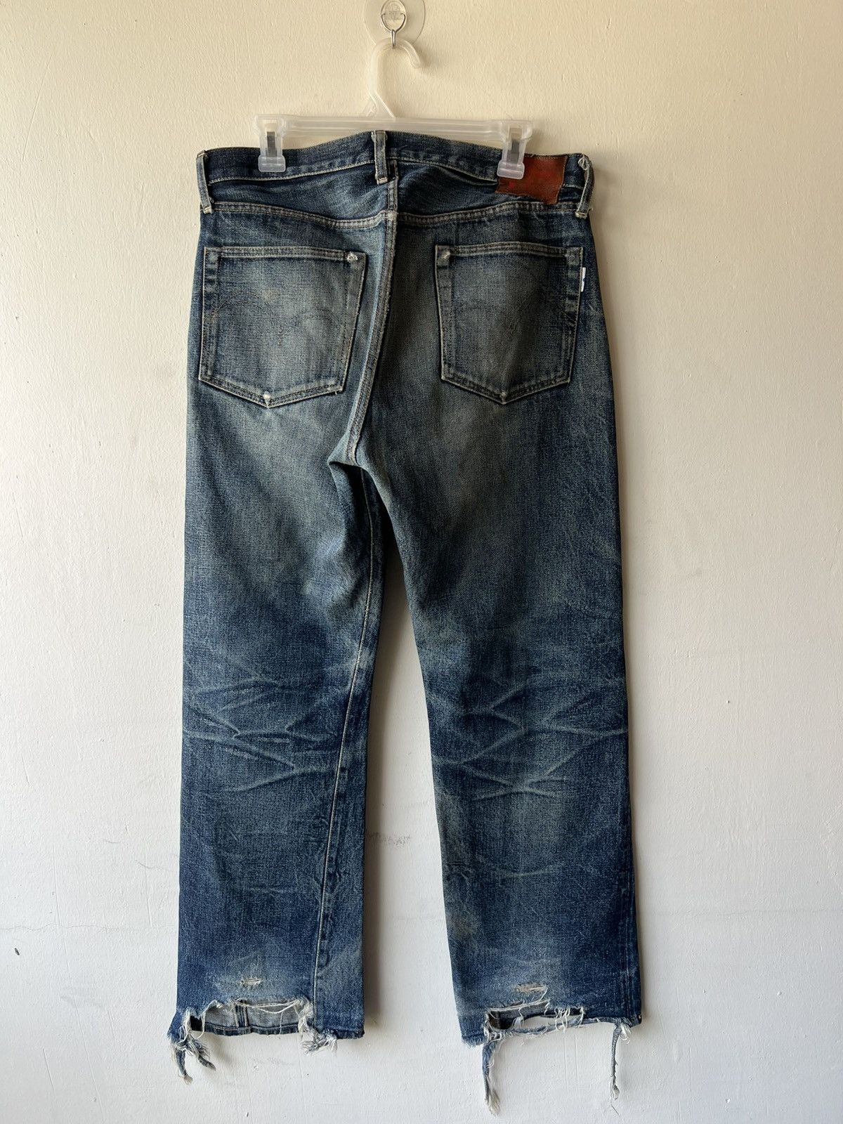 Studio D'Artisan Distressed Studio D’ Artisan SD-101 Denim Selvedge Jeans Size US 32 / EU 48 - 3 Thumbnail