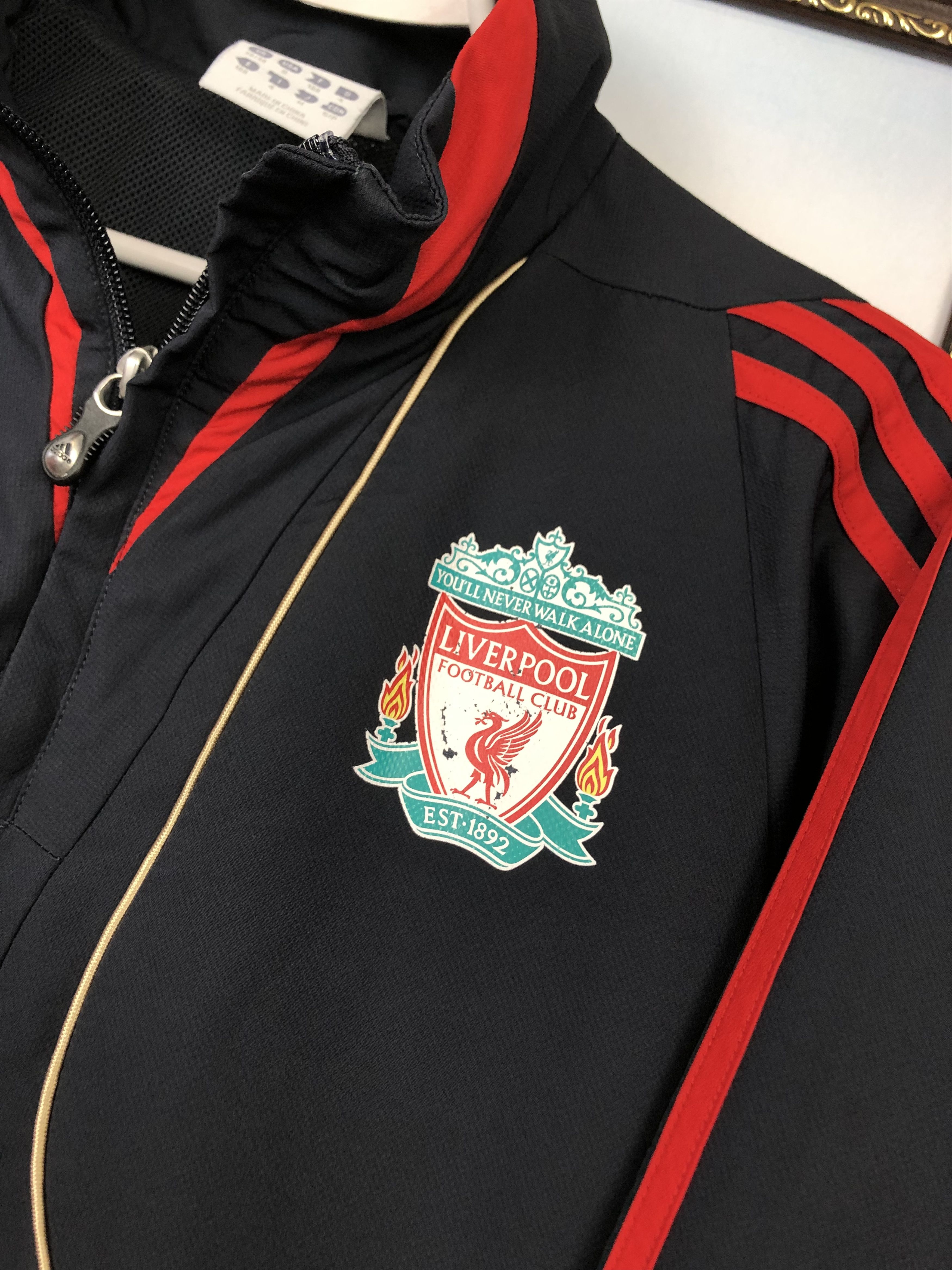 Adidas Vintage Liverpool Football Jacket Soccer Track Top Hype Size US S / EU 44-46 / 1 - 3 Thumbnail