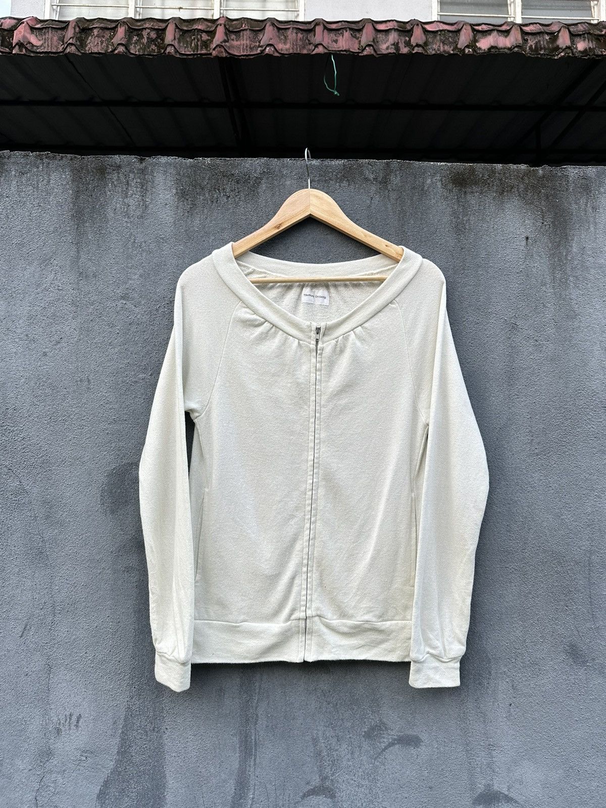 Issey Miyake TSUMORI CHISATO ZIPPER CREWNECK (WOMAN) Size US XS / EU 42 / 0 - 2 Thumbnail