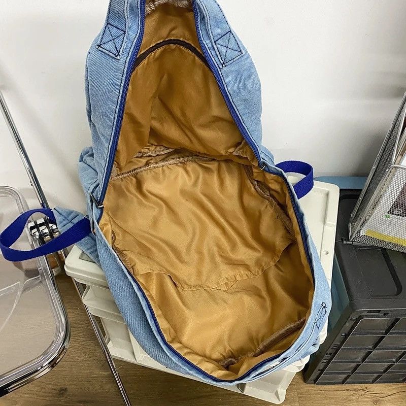 Japanese Brand Denim Blue Backpack Size ONE SIZE - 4 Thumbnail