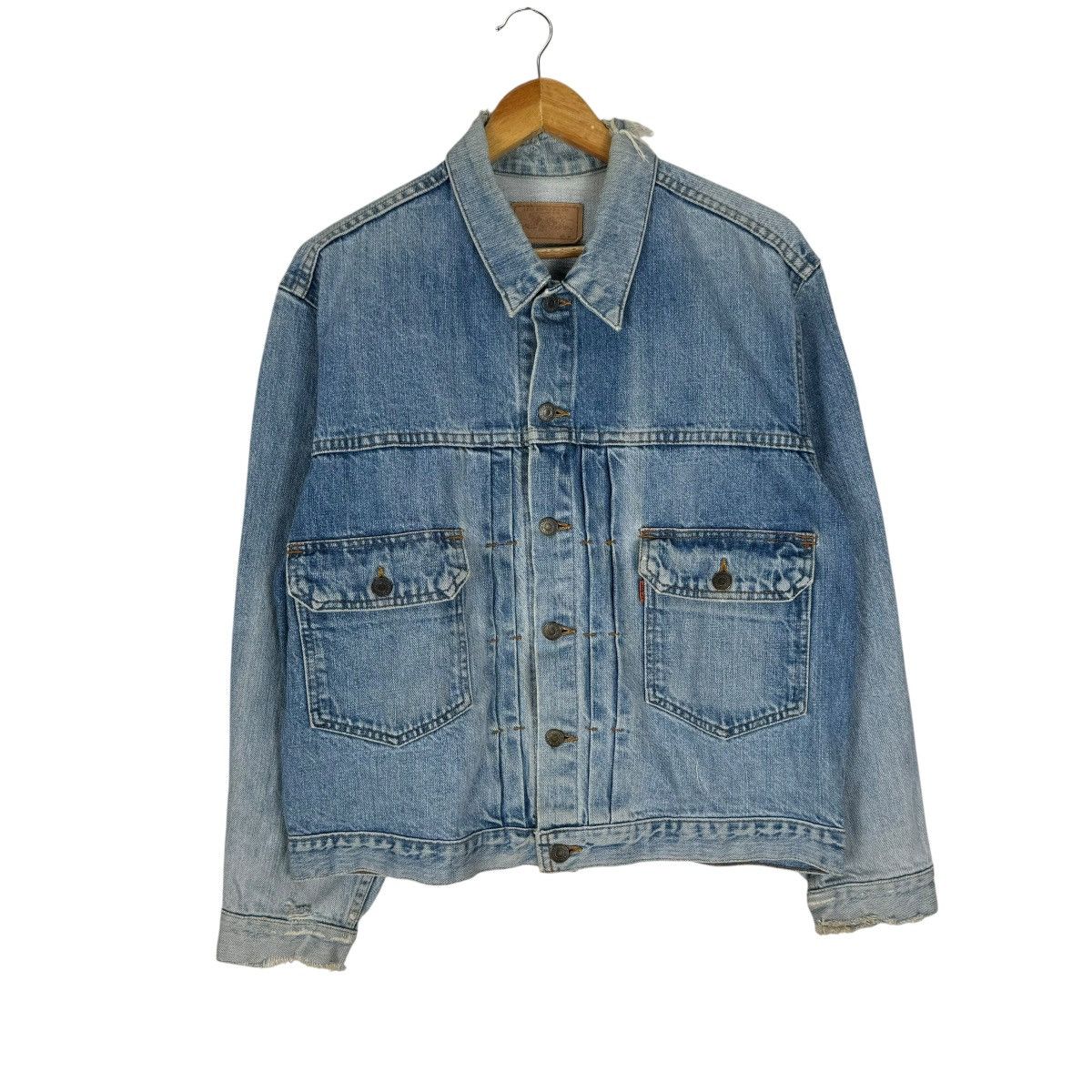 🌟LEVI’S TYPE II ORANGE TAB DENIM JACKET
