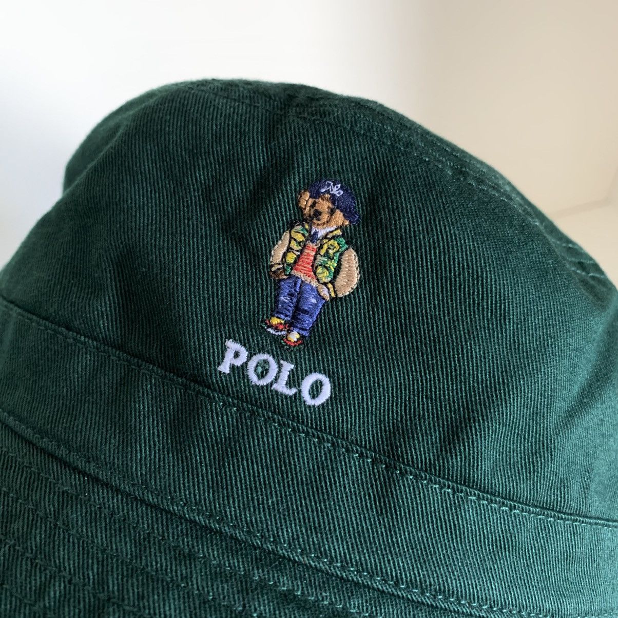 Polo Ralph Lauren Ralph Lauren 100% cotton bear embroidered bucket hat small Size ONE SIZE - 6 Thumbnail
