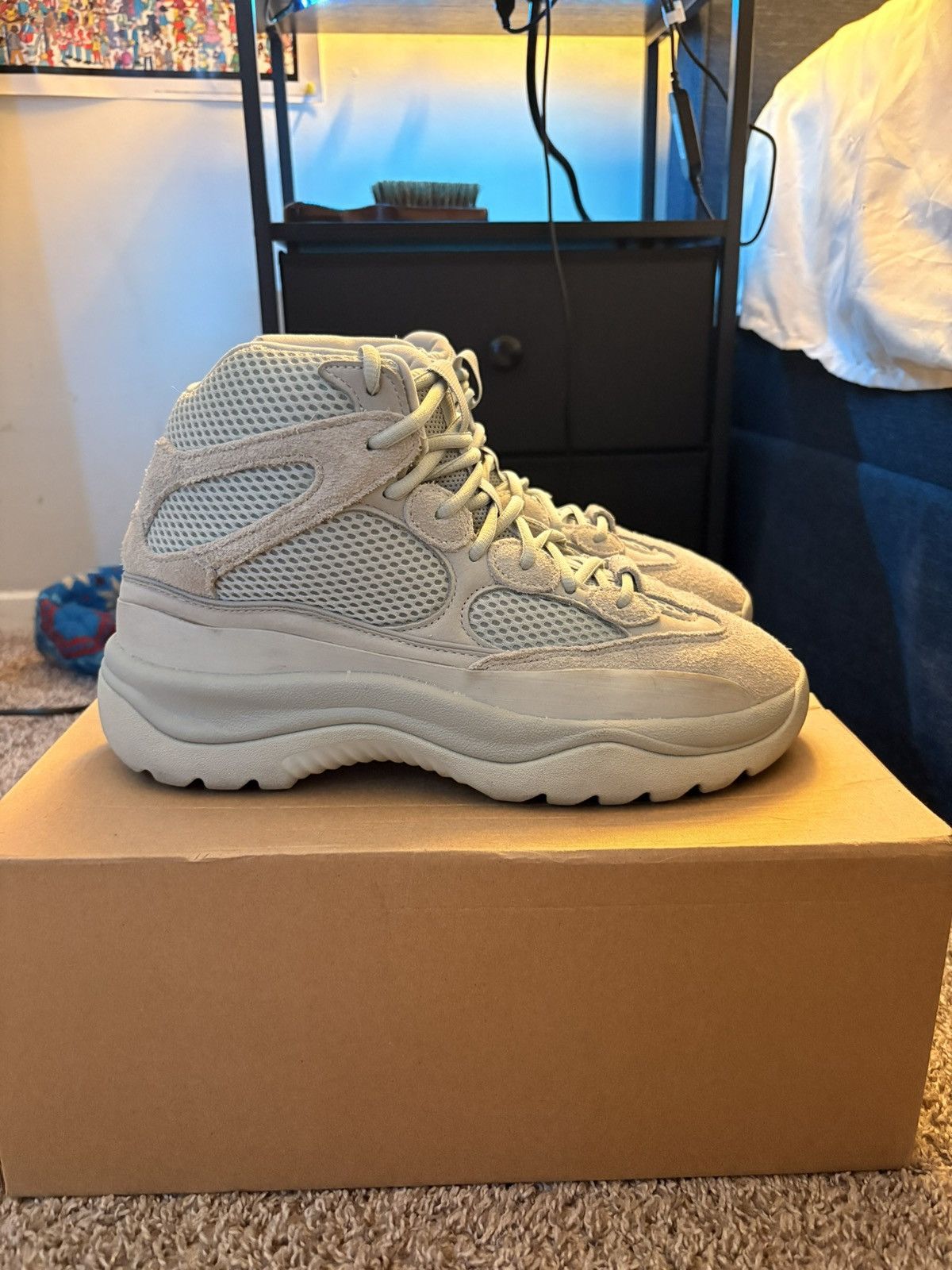 Yeezy Yeezy Boot, Salt Size US 9.5 / EU 42-43 - 2 Thumbnail