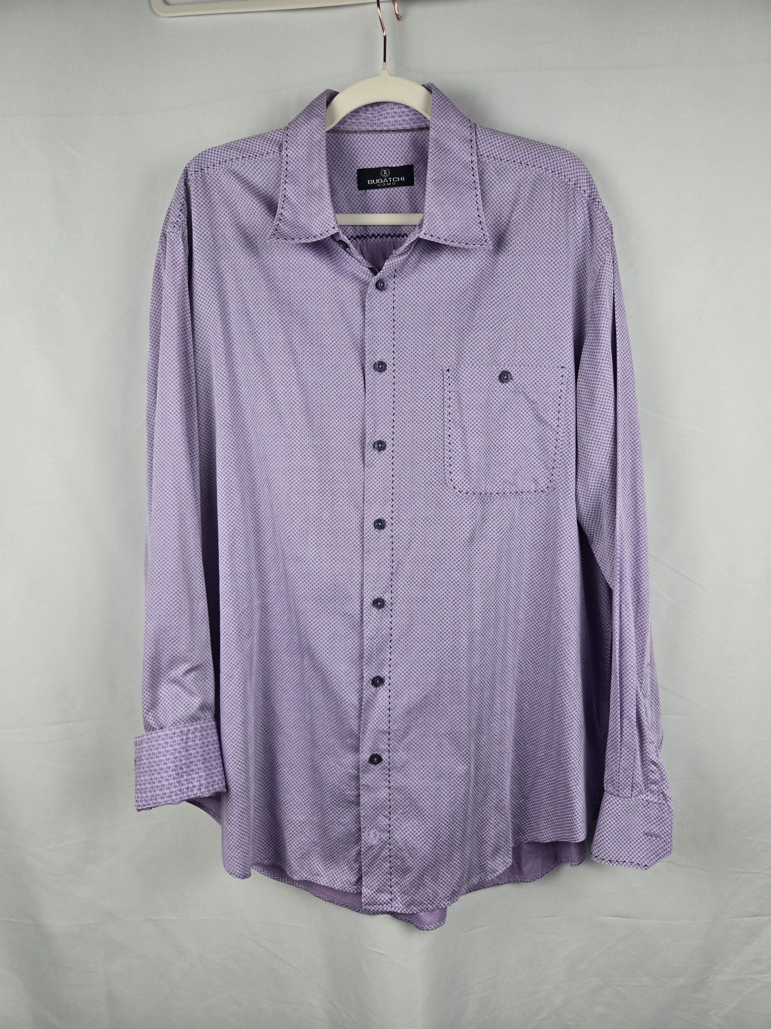 BUGATCHI Bugatchi XXL Men's long sleeve button up Size US XXL / EU 58 / 5 - 1 Thumbnail