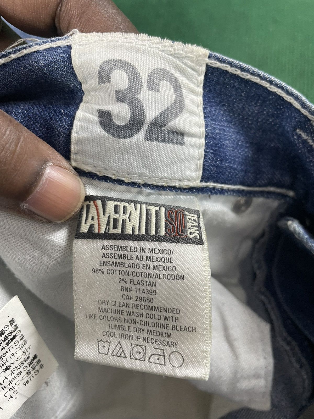 Japanese Brand Vintage Taverniti Flair Cut Jeans Size US 34 / EU 50 - 9 Thumbnail