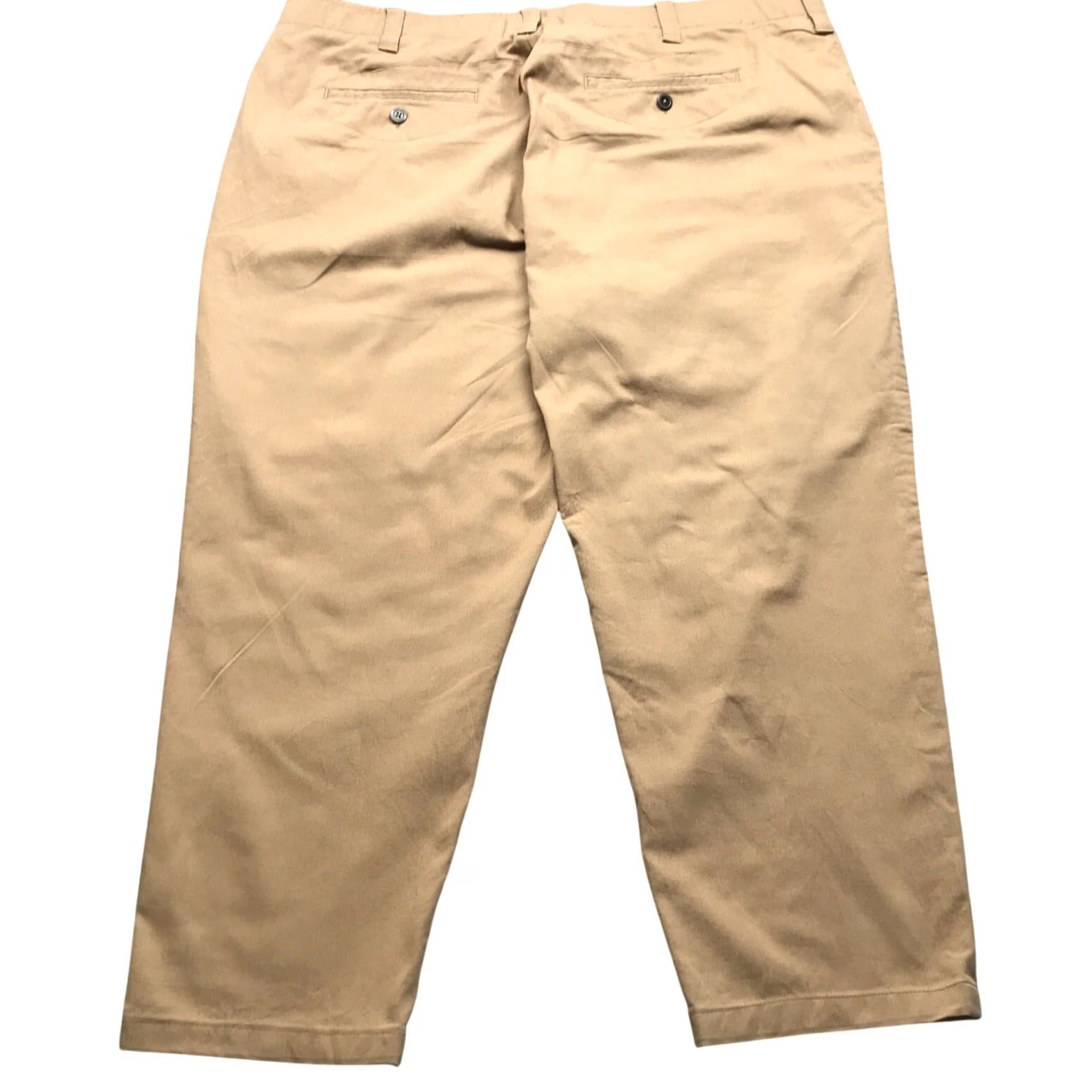 Under Armour Under Armour Chino Pants Mens 40x25 Pockets Baggy Logo Brown Shirt Trouser Pants, Button Zip, Straight, Regular Fit, Casual, Brown, 40x25 Size US 40 / EU 56 - 4 Thumbnail