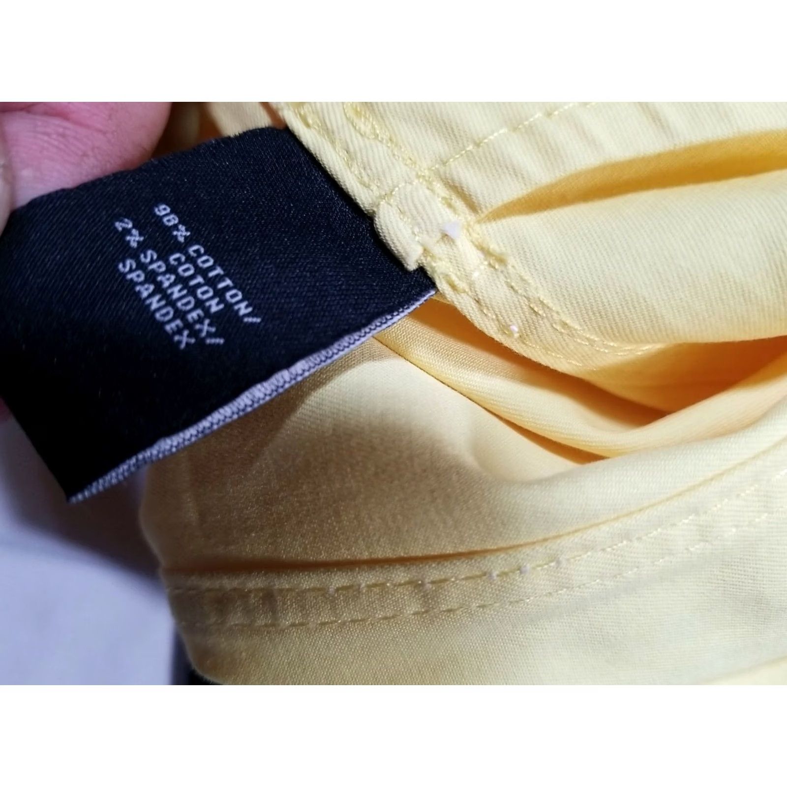 Vintage Lafayette 148 New York Skirt Yellow Buckle 12 Cotton Blend Long Women’s Regular Size 12 Size 34" / US 12 / IT 48 - 6 Thumbnail