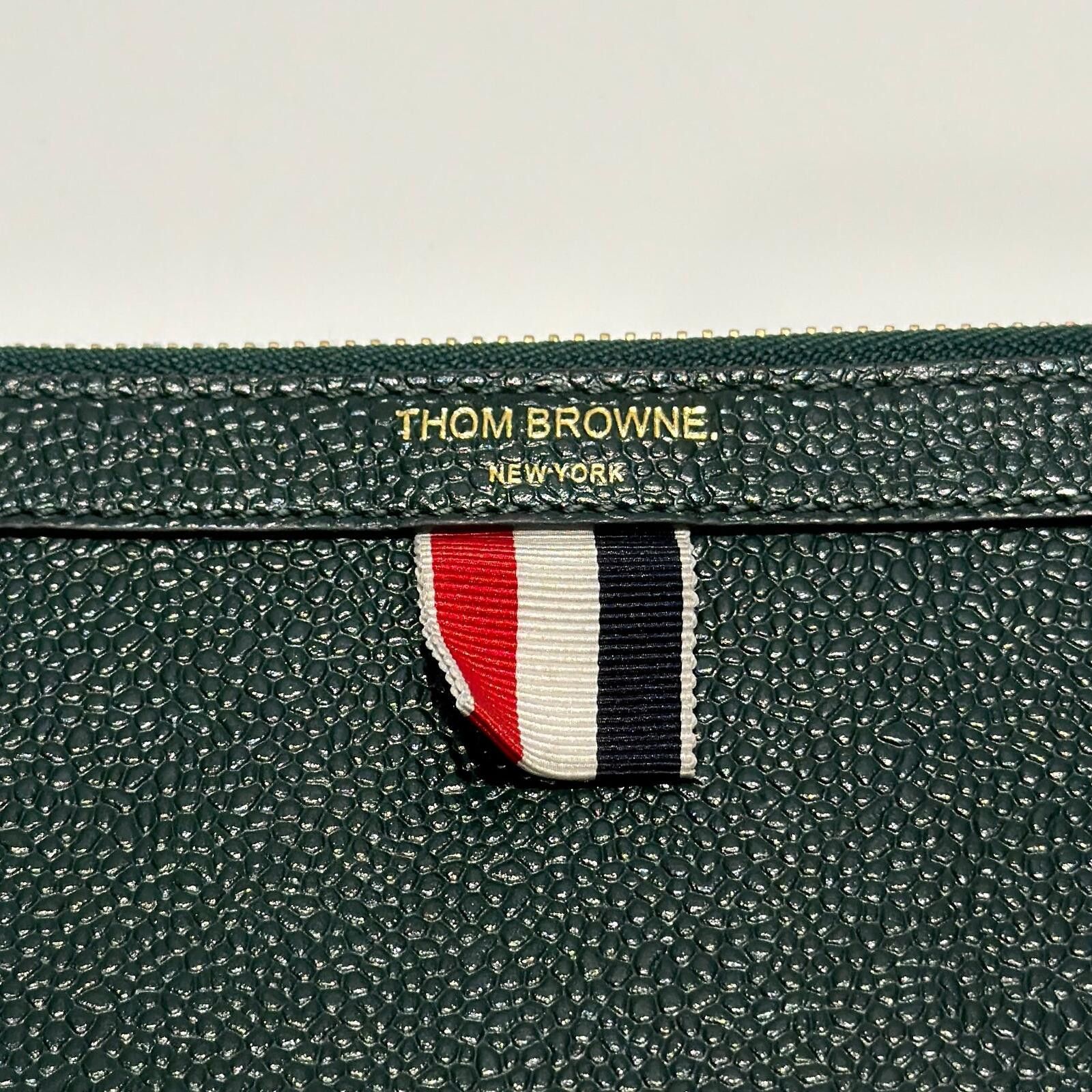 Thom Browne Thom Browne Leather Pouch Size ONE SIZE - 9 Thumbnail