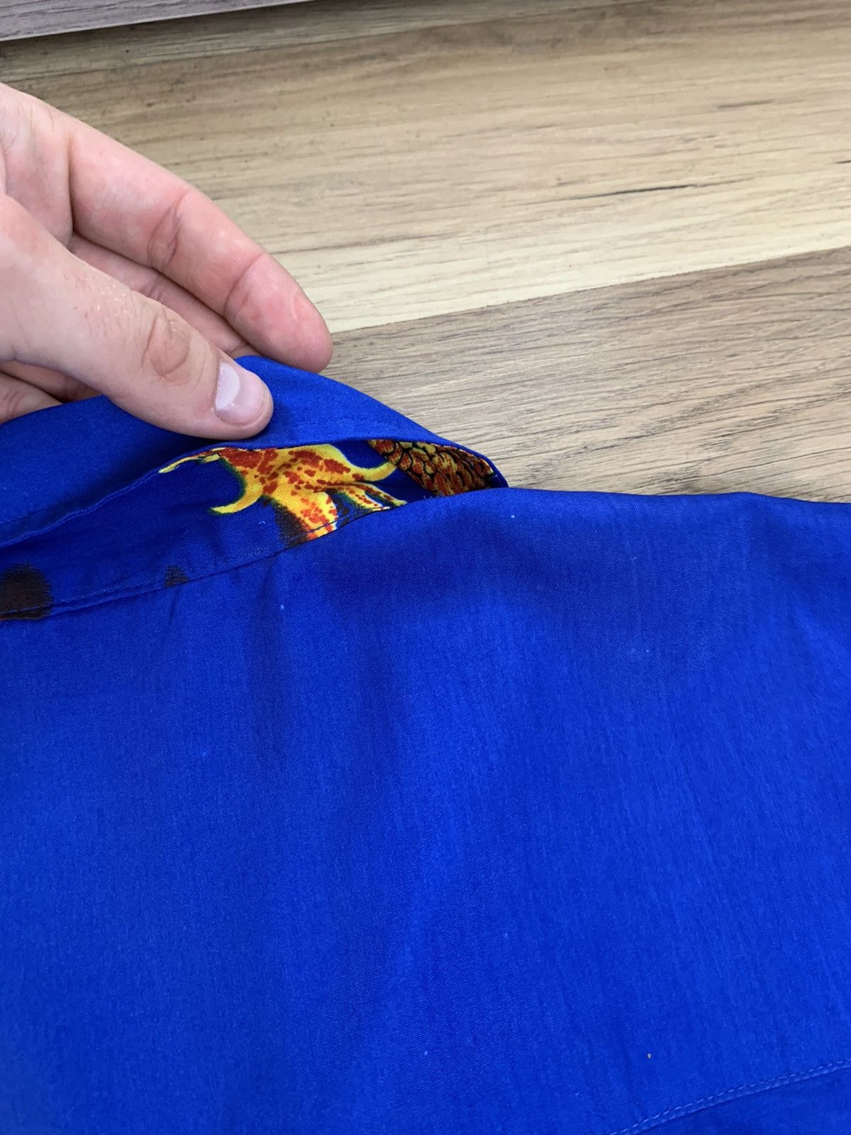 Vintage Vintage Y2K Japanese Style Dragon Flame Shirt Button Up Size US L / EU 52-54 / 3 - 19 Thumbnail