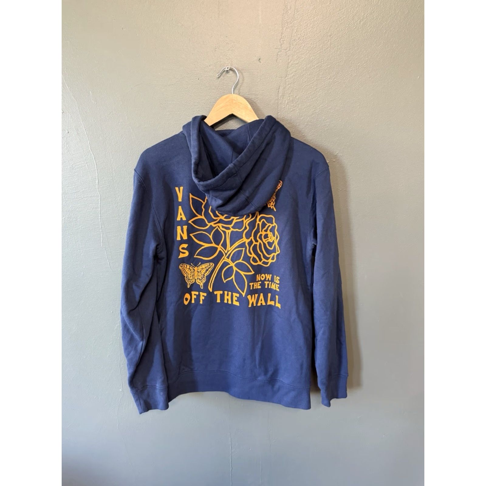 Vans Vans Mens Blue Pullover Off The Wall Graphic Hoodie Size Small Size US S / EU 44-46 / 1 - 2 Thumbnail